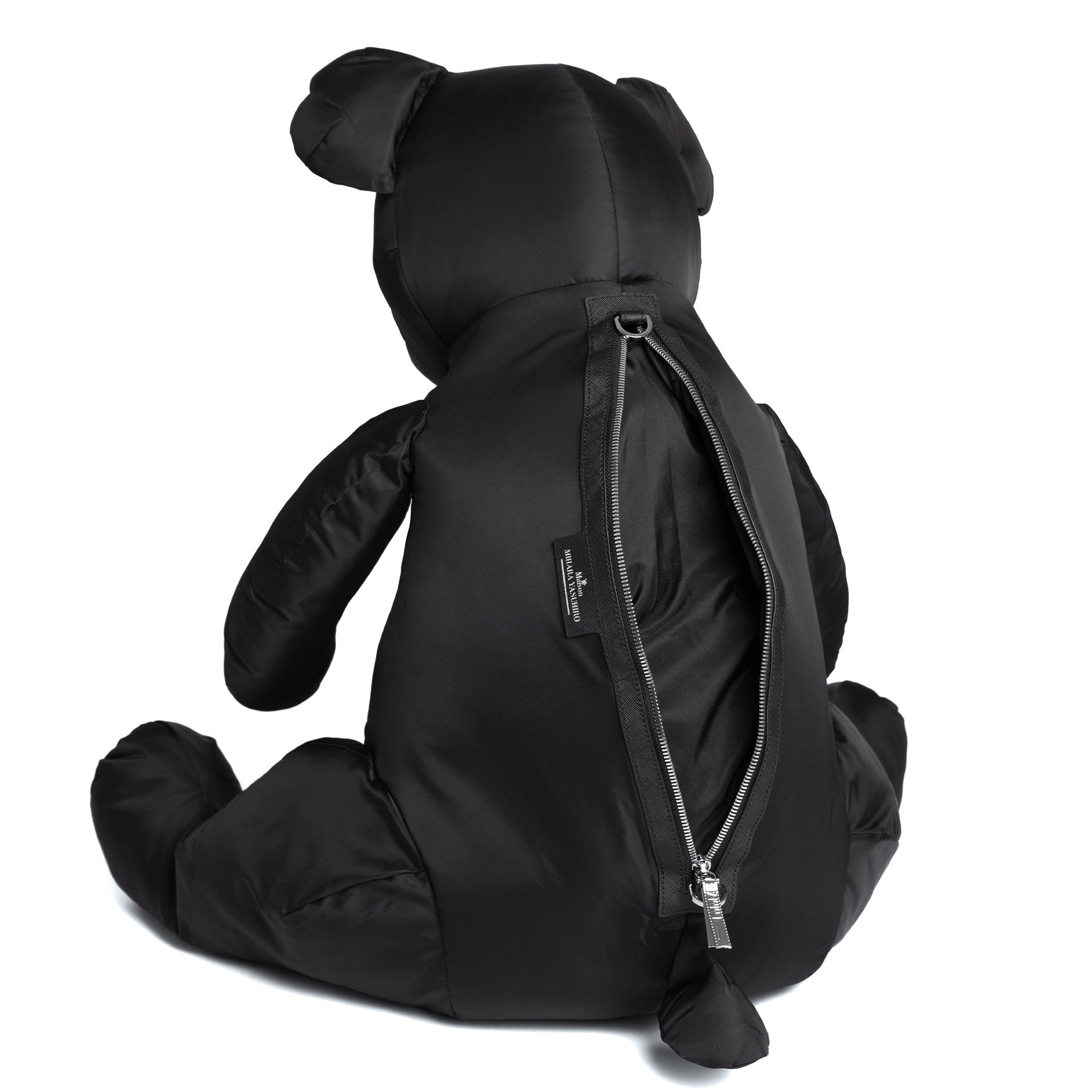 Maison Mihara Yasuhiro Bear Big Bag Black Detail view 4 | Gate