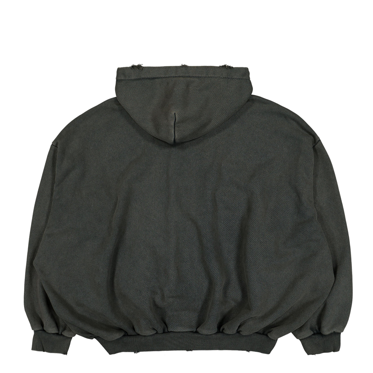 Maison Mihara Yasuhiro Amateur Sewn Wide Back Parka Grey Detail view 1 | Gate