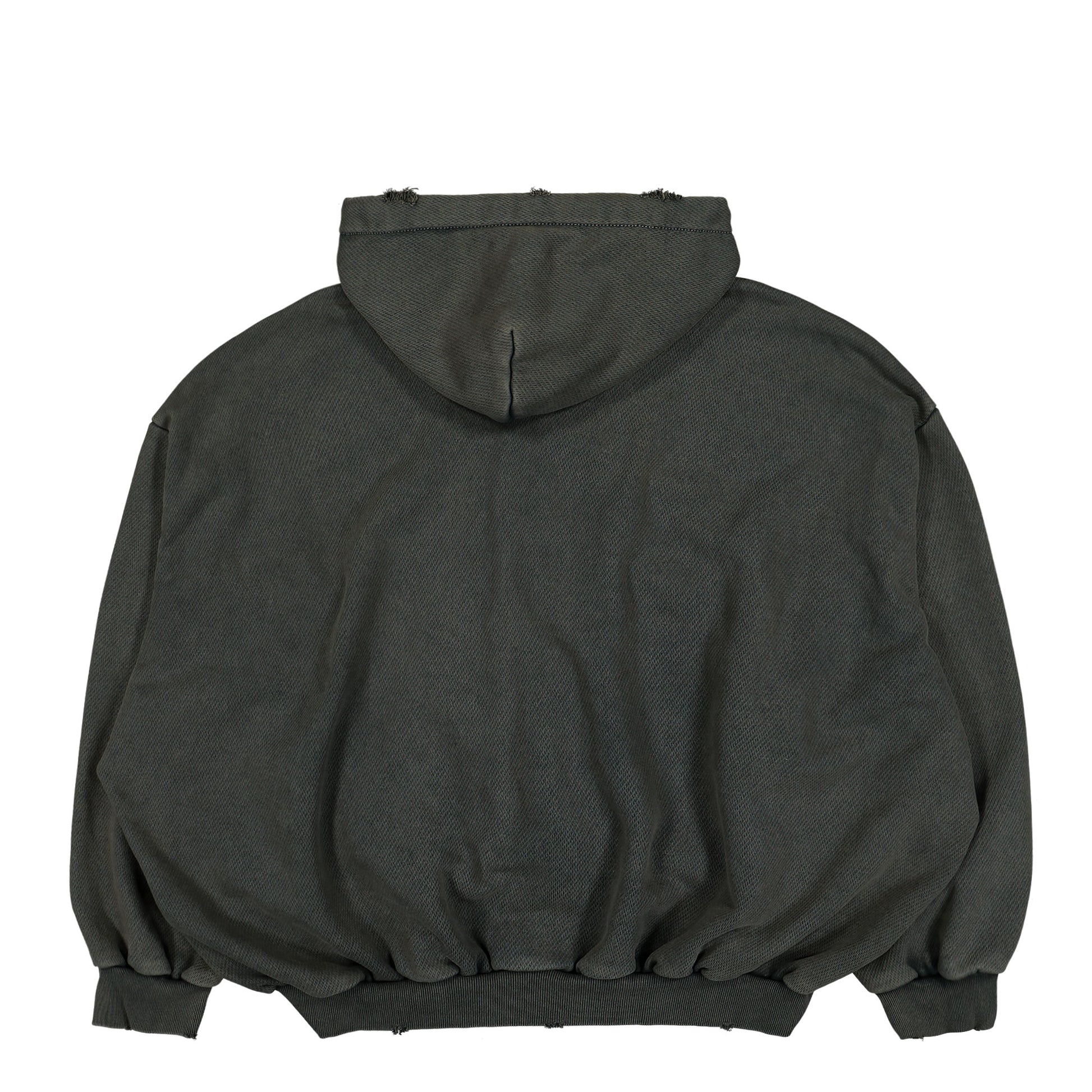 Maison Mihara Yasuhiro Amateur Sewn Wide Back Parka Grey Detail view 2 | Gate