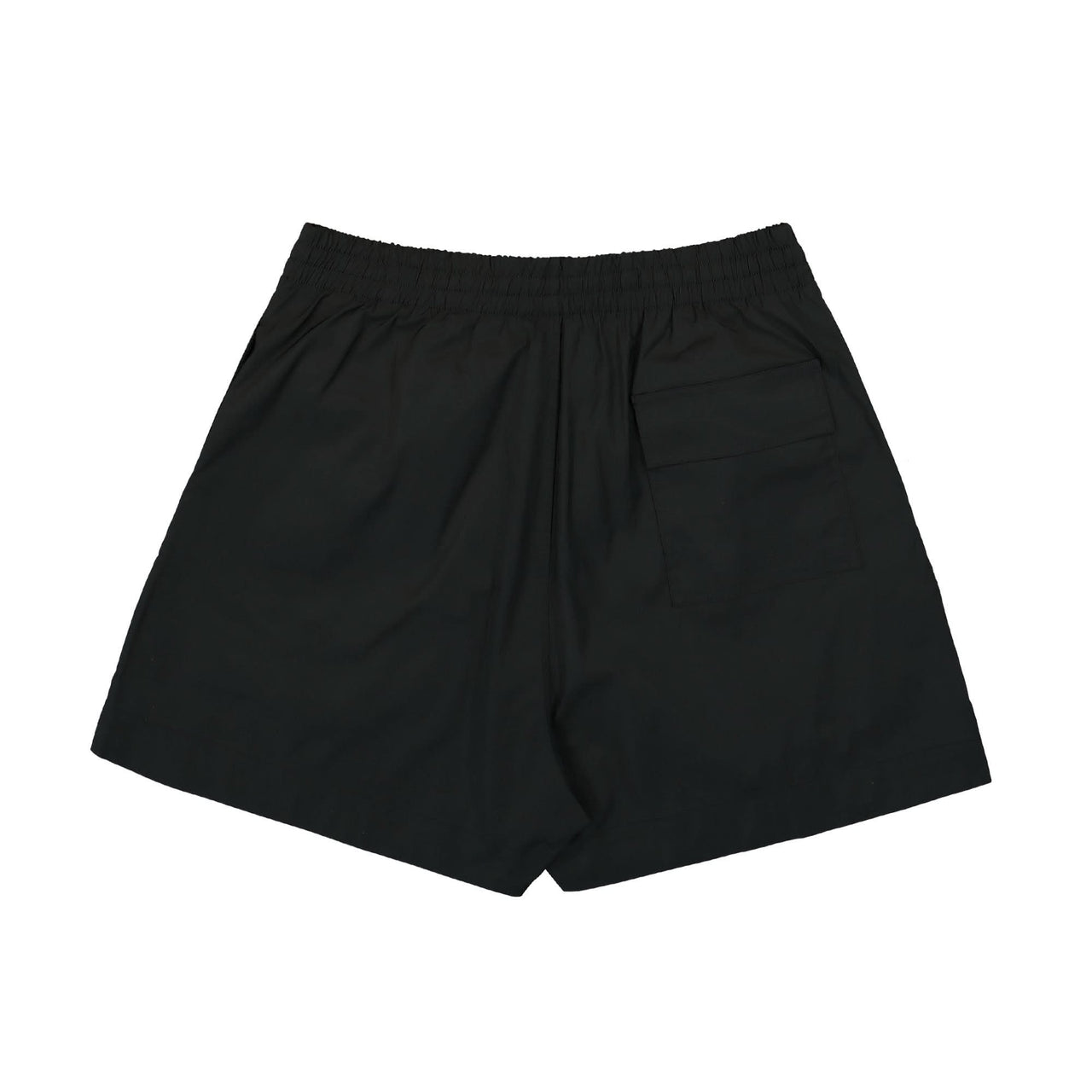1017 Alyx 9SM Logo Embroidered Swim Shorts Black Detail view 1 | Gate