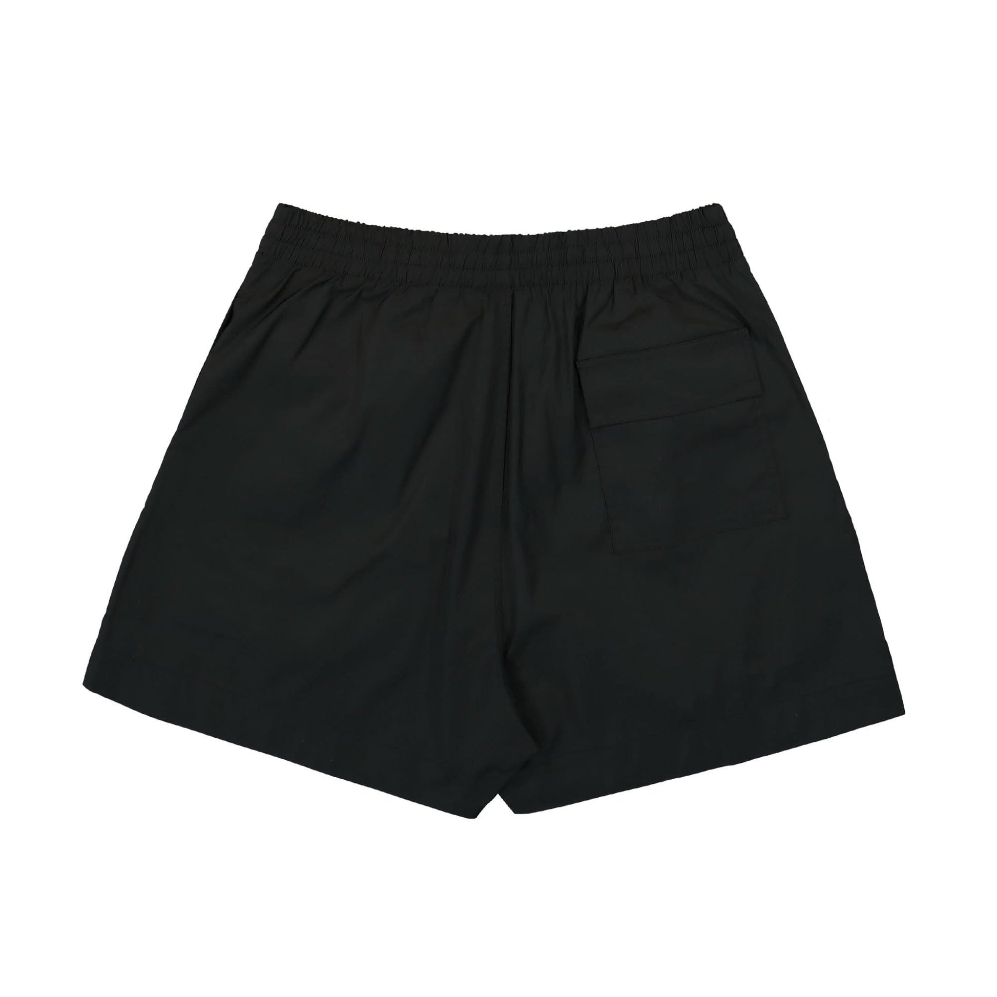 1017 Alyx 9SM Logo Embroidered Swim Shorts Black Detail view 2 | Gate