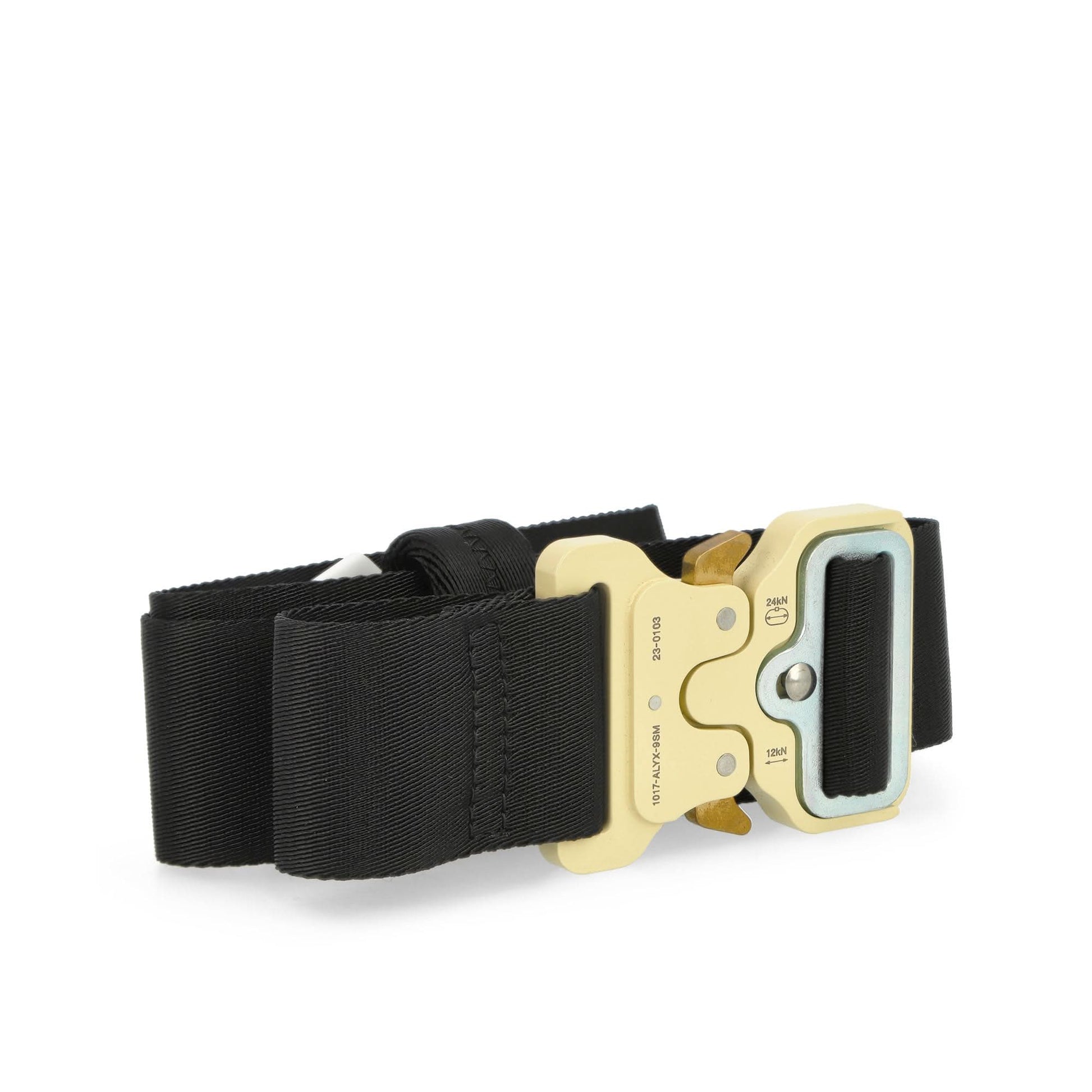1017 Alyx 9SM Classic Rollercoaster Buckle Belt Beige Detail view 1 | Gate