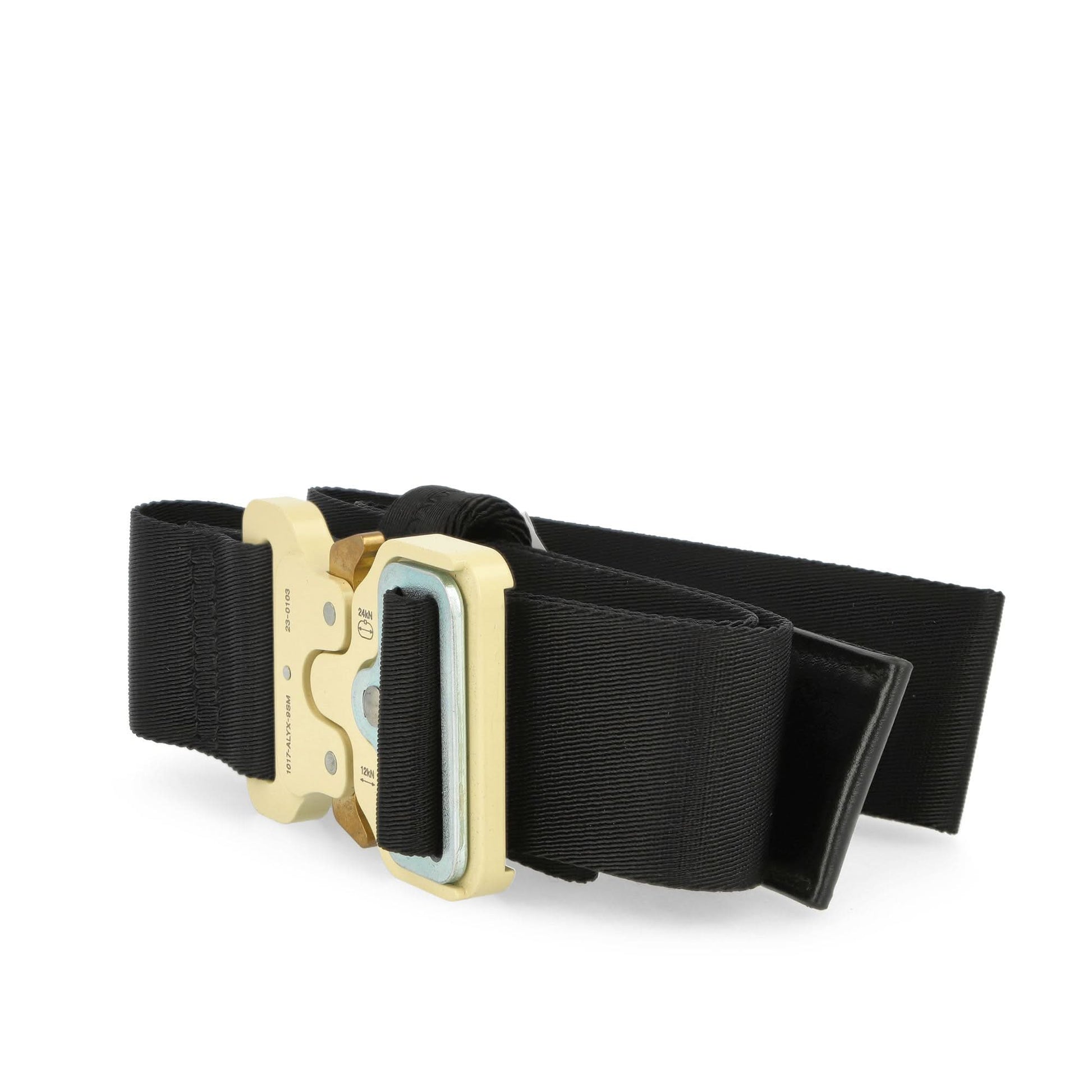 1017 Alyx 9SM Classic Rollercoaster Buckle Belt Beige Detail view 4 | Gate