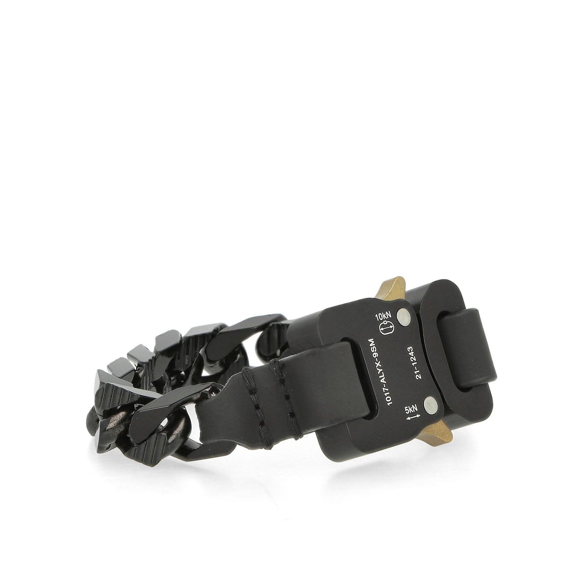 1017 Alyx 9SM Colored Chain Bracelet Black Detail view 1 | Gate