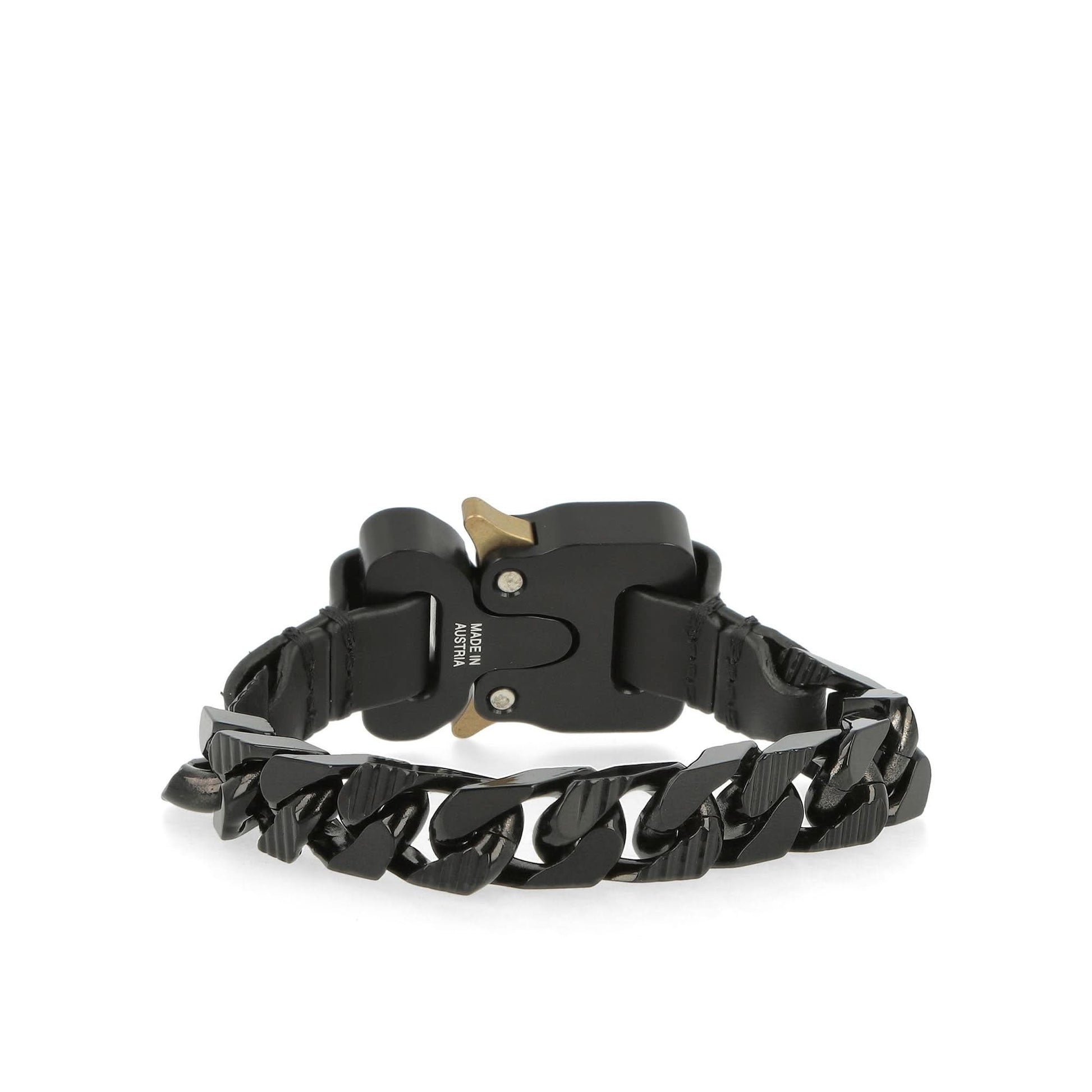 1017 Alyx 9SM Colored Chain Bracelet Black Detail view 3 | Gate