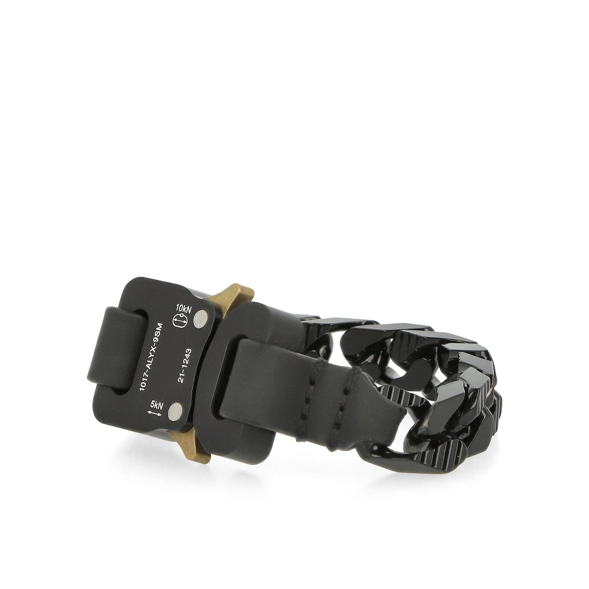 1017 Alyx 9SM Colored Chain Bracelet Black Detail view 4 | Gate