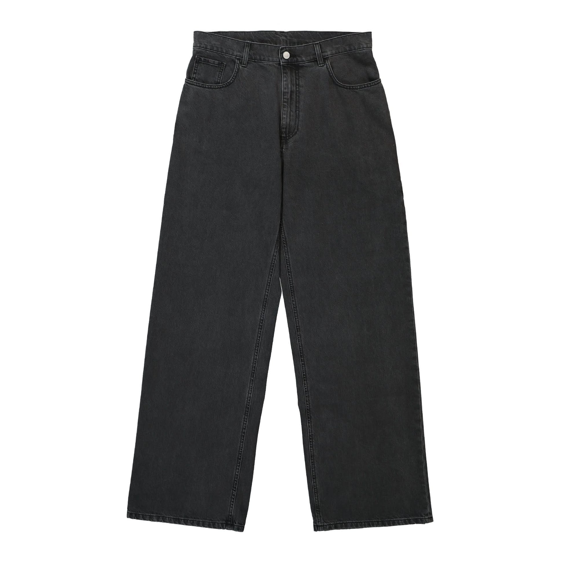 1017 Alyx 9SM Wide Leg Jeans With Buckle Black Detail view 1 | Gate