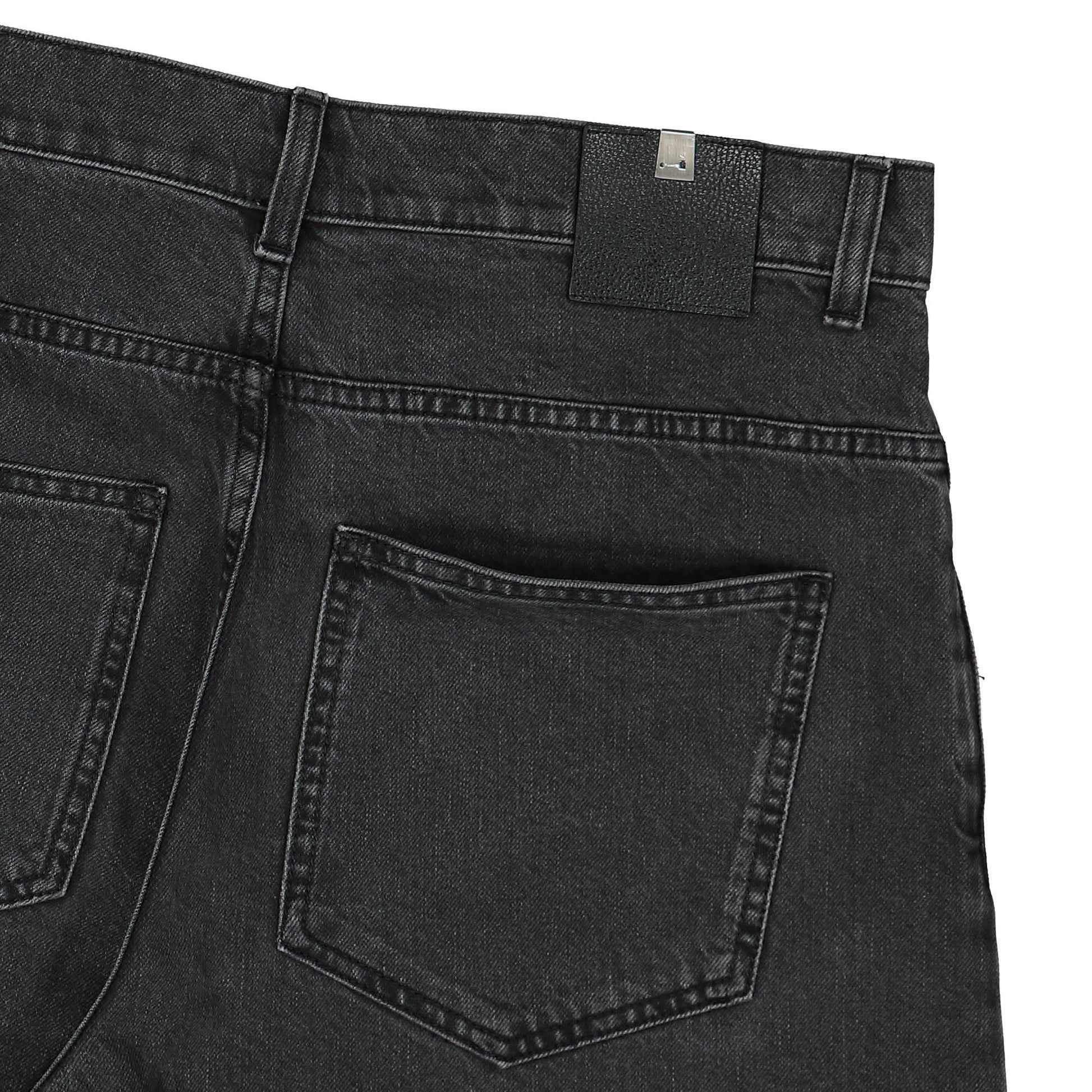 1017 Alyx 9SM Wide Leg Jeans With Buckle Black Detail view 5 | Gate