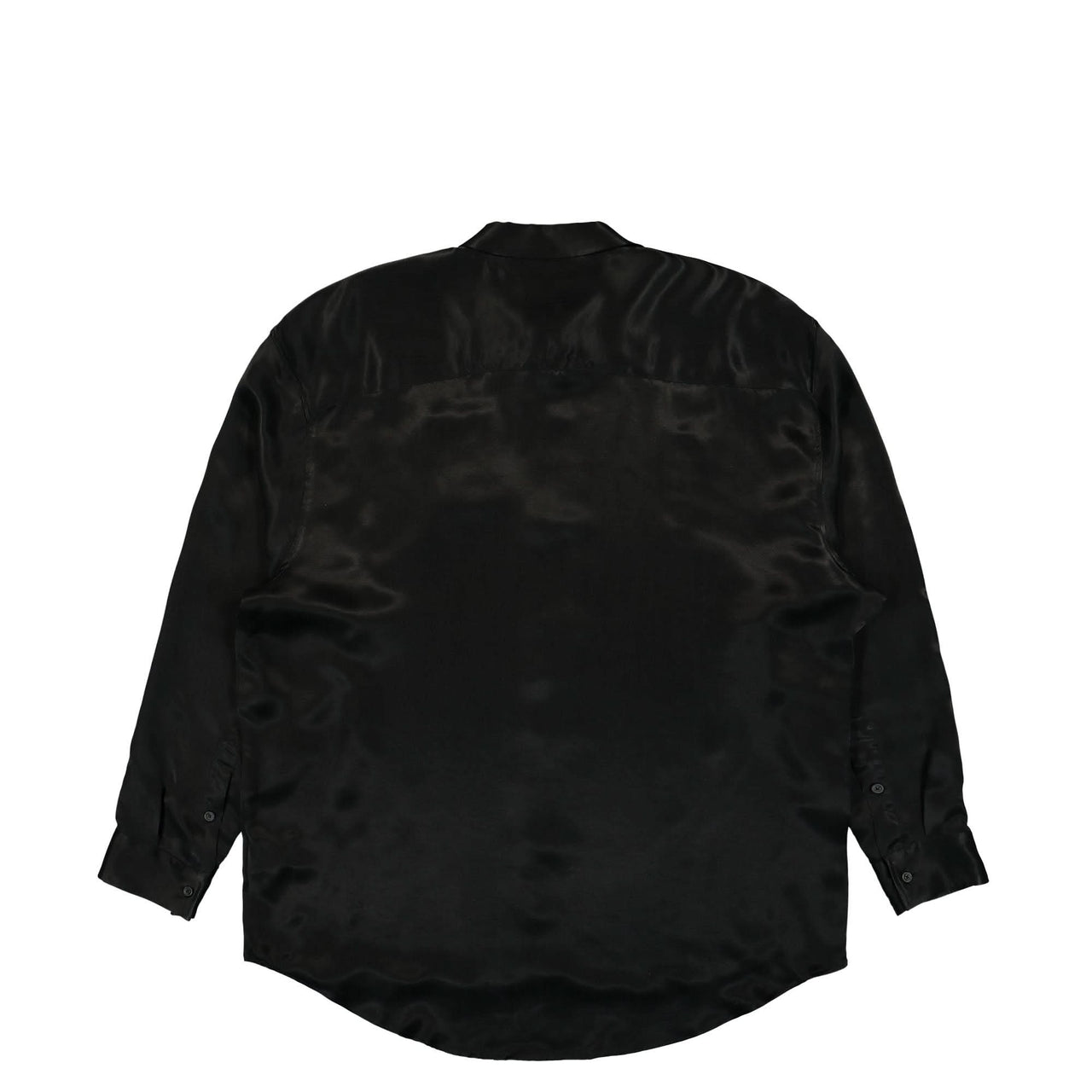 1017 Alyx 9SM Longsleeve Cupro Shirt With Eyelets Black Detail view 1 | Gate
