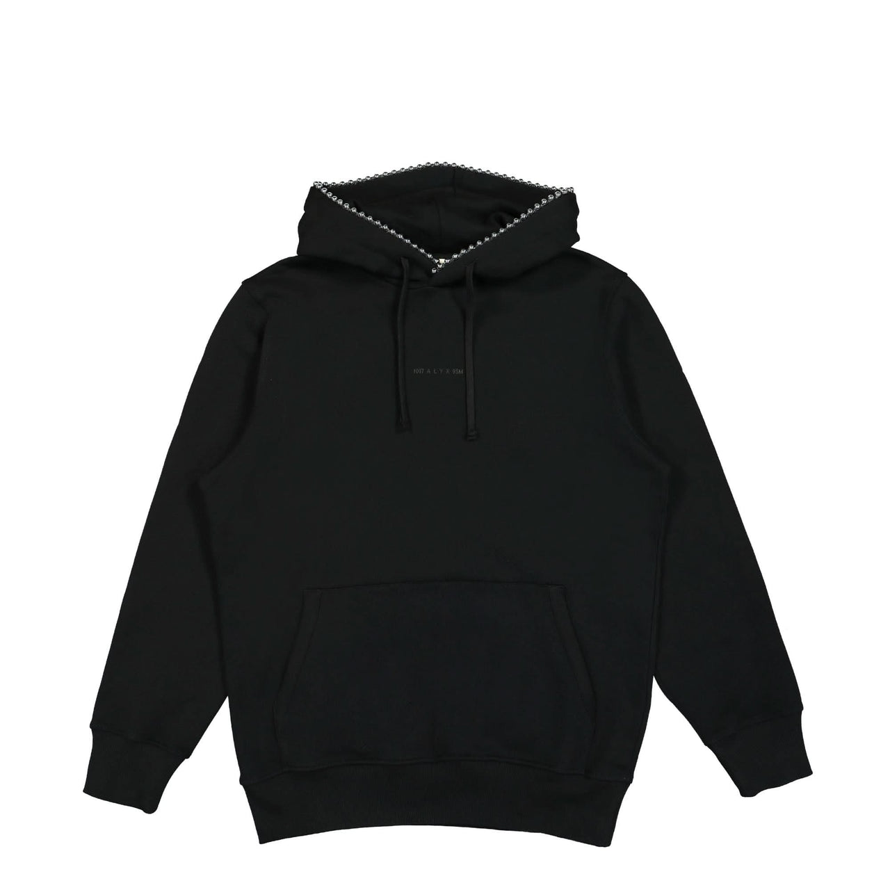 1017 Alyx 9SM Ball Chain Hoodie Black Detail view 1 | Gate