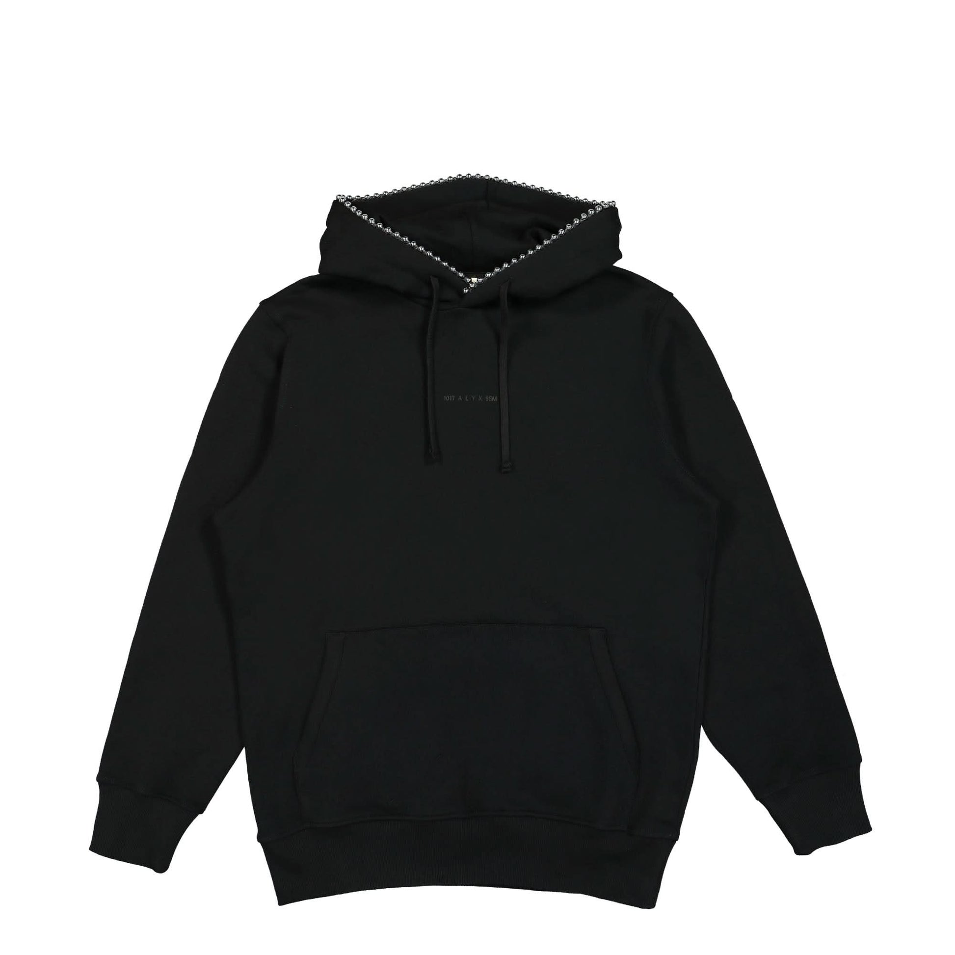 1017 Alyx 9SM Ball Chain Hoodie Black Detail view 1 | Gate