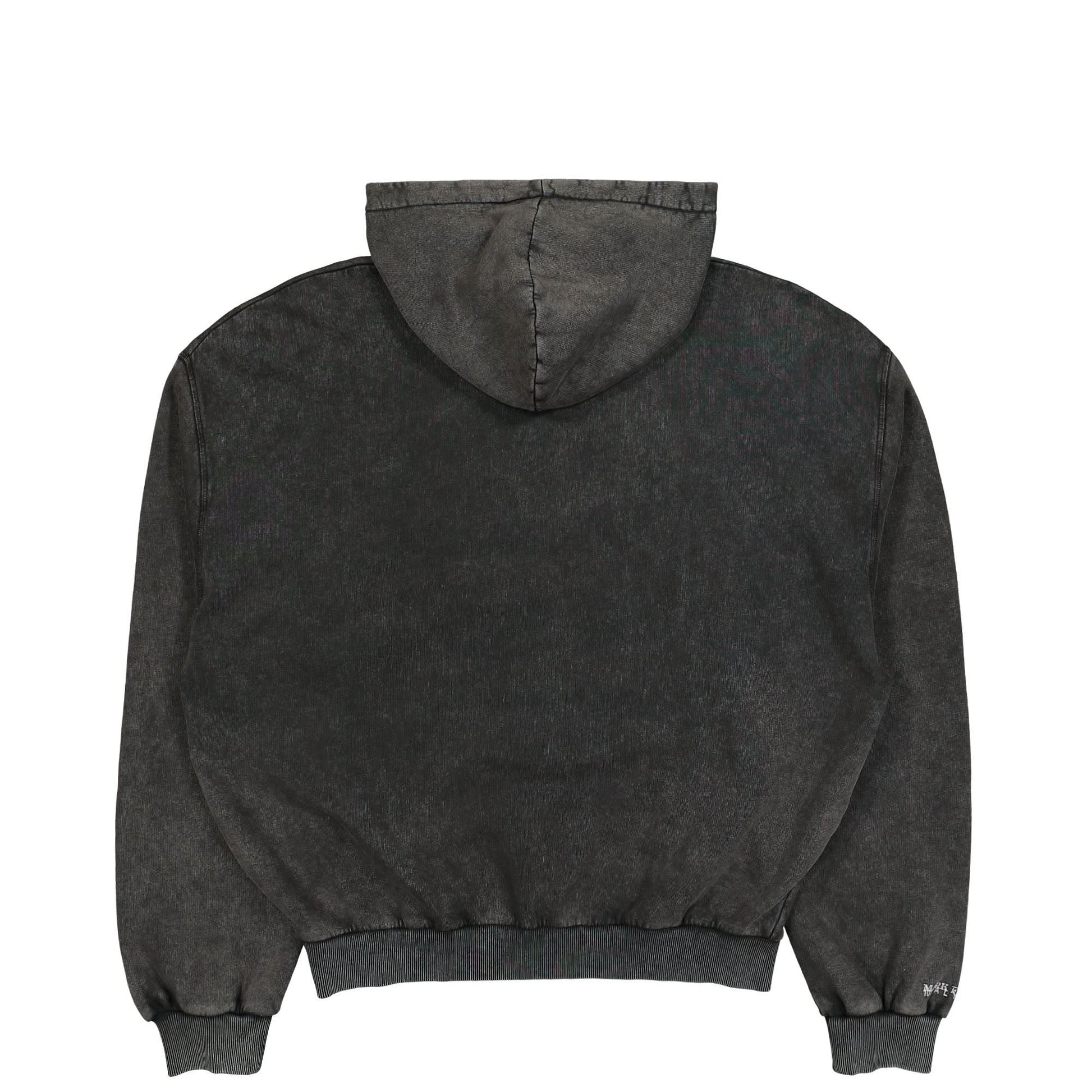 1017 Alyx 9SM Mark Flood Oversized Graphic Hoodie Black Detail view 2 | Gate