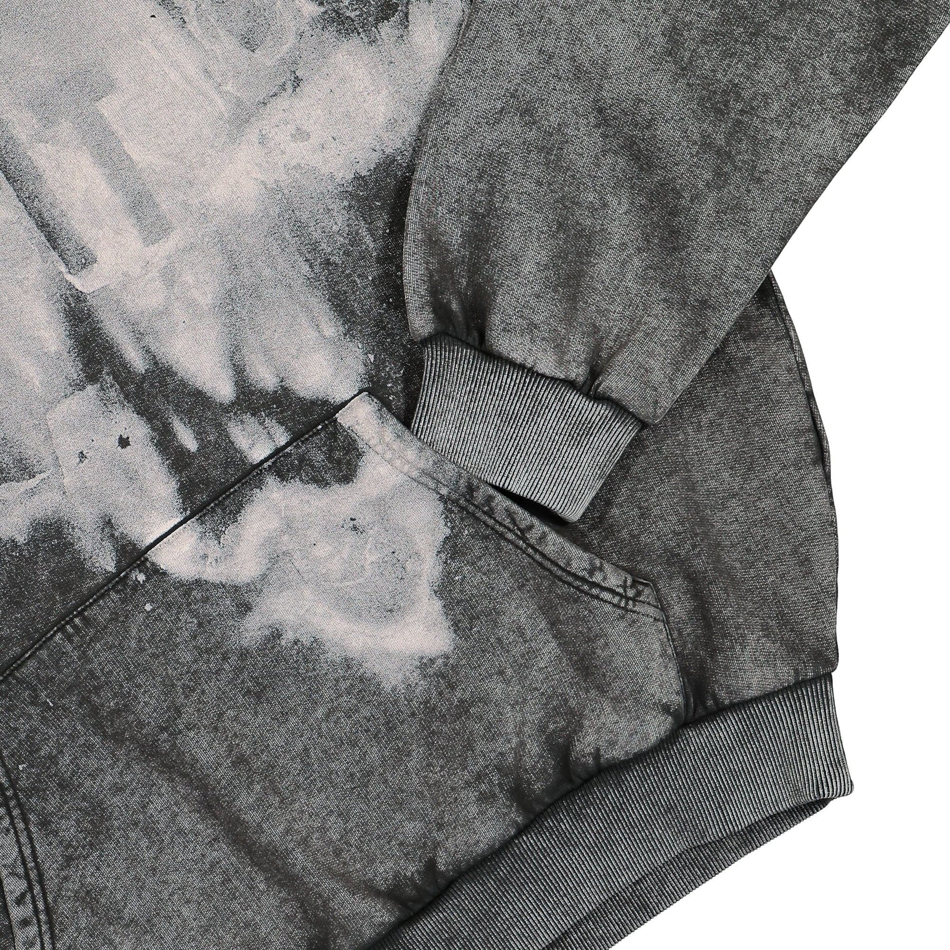 1017 Alyx 9SM Mark Flood Oversized Graphic Hoodie Black Detail view 4 | Gate