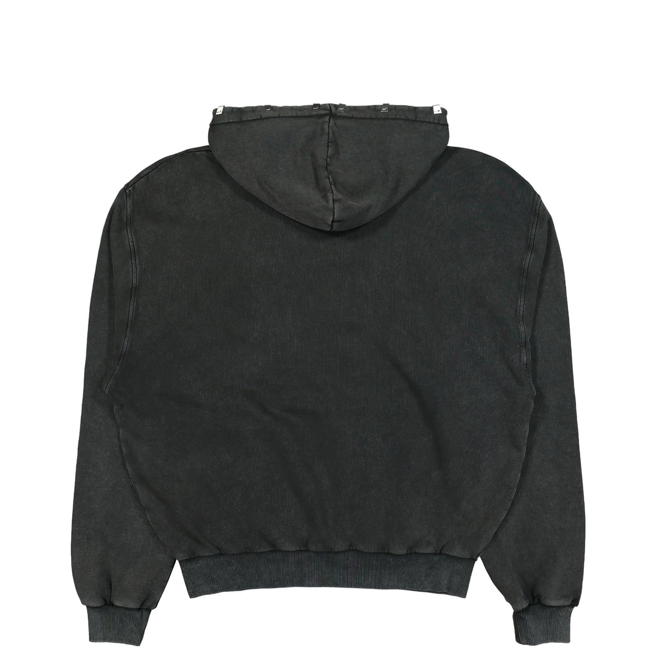 1017 Alyx 9SM Oversized Mark Flood Hoodie Black Detail view 1 | Gate