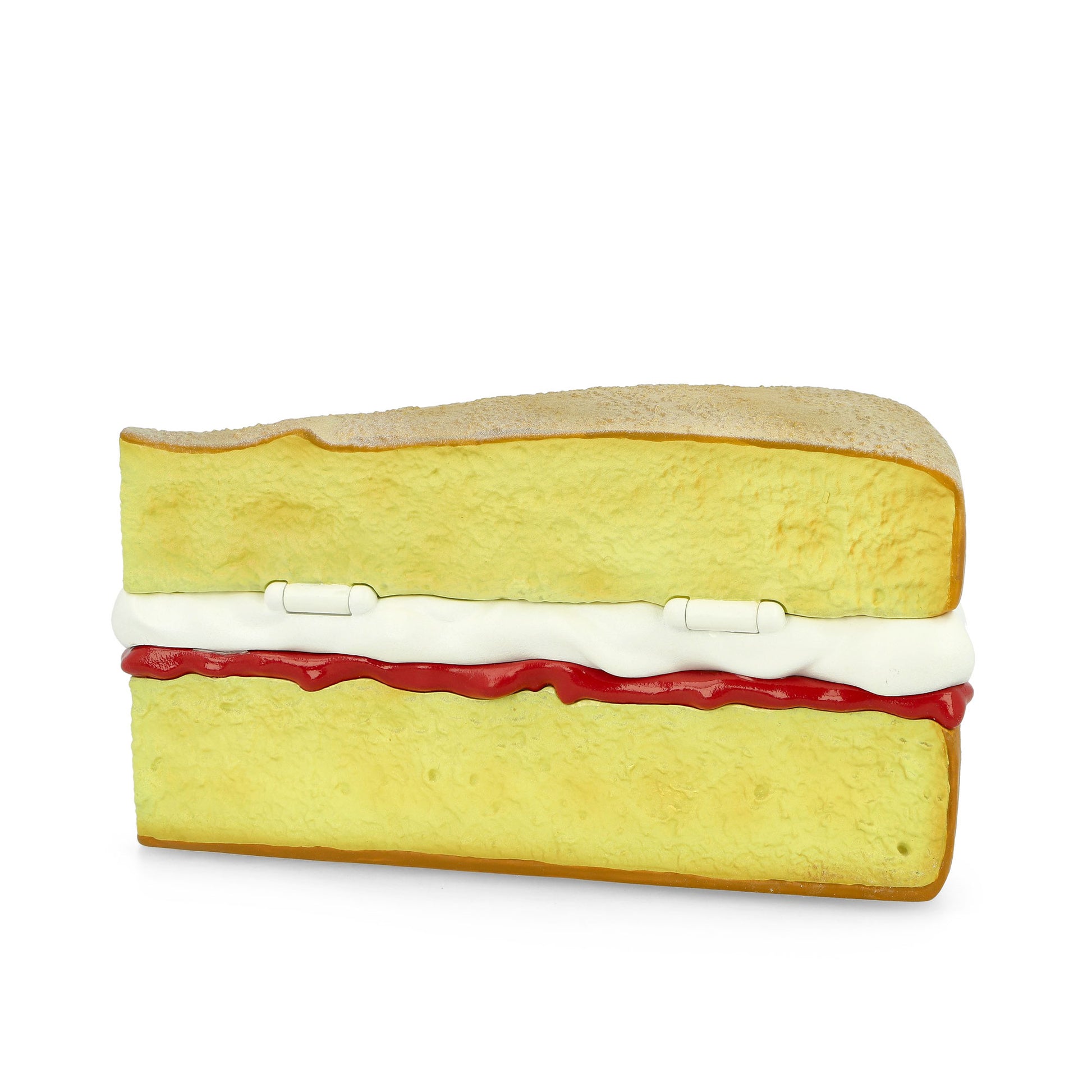 JW Anderson Victoria Sponge Clutch Beige Detail view 3 | Gate
