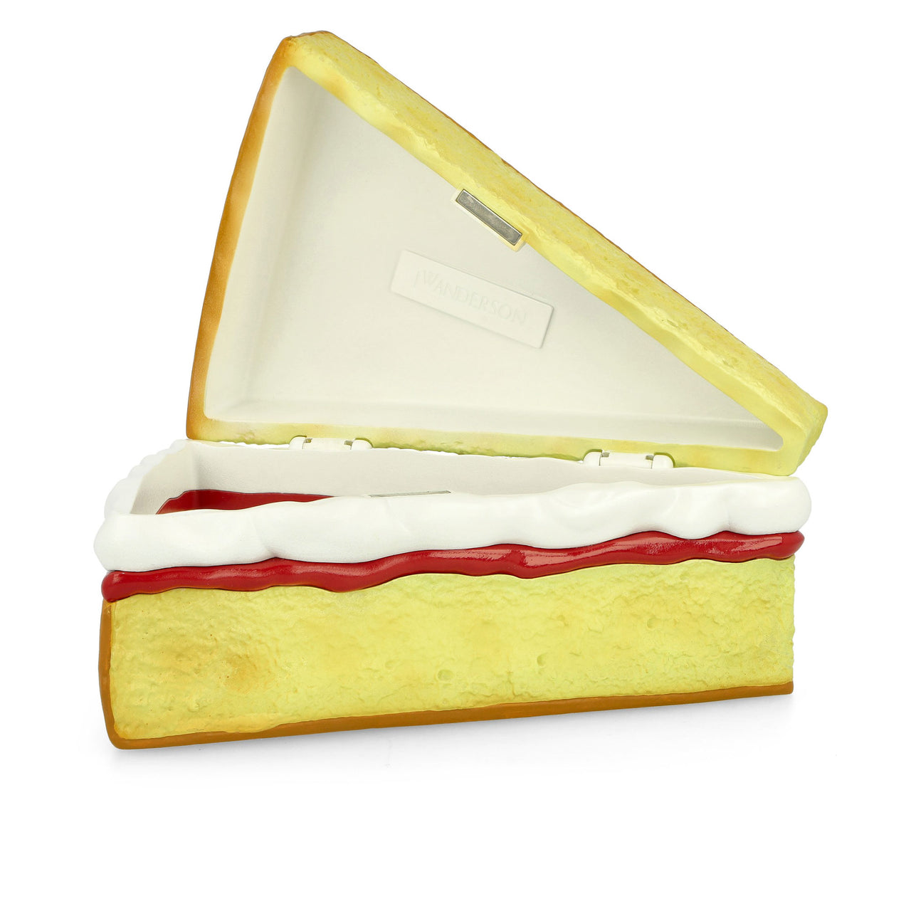 JW Anderson Victoria Sponge Clutch Beige Detail view 1 | Gate