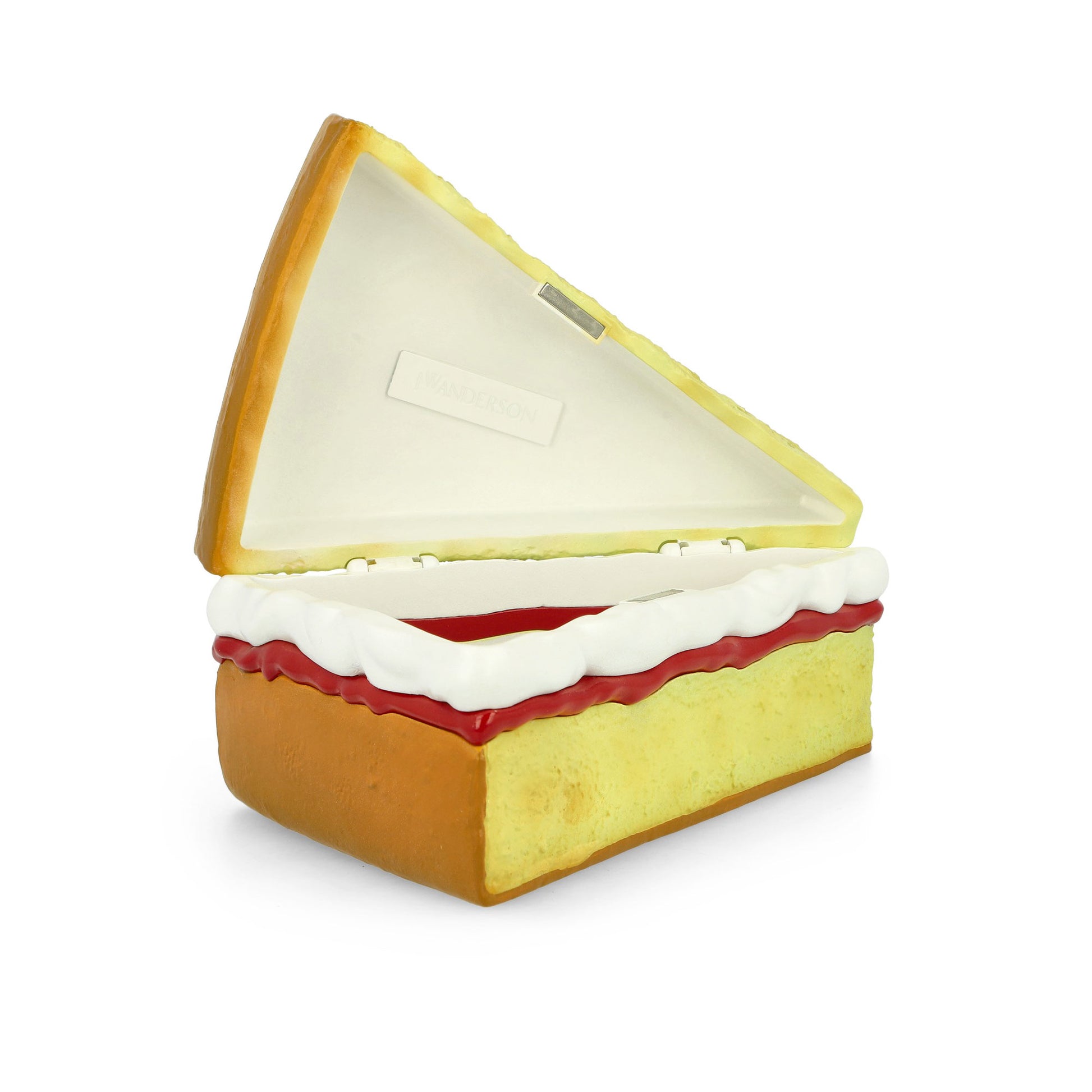 JW Anderson Victoria Sponge Clutch Beige Detail view 4 | Gate