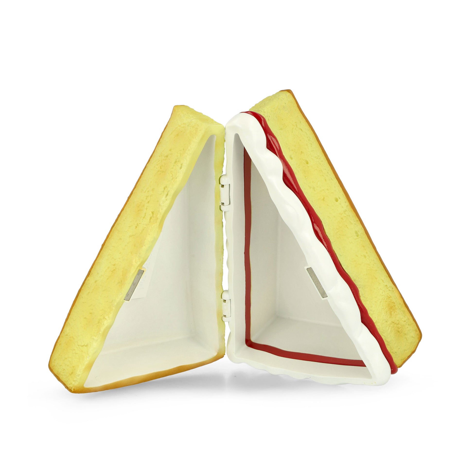 JW Anderson Victoria Sponge Clutch Beige Detail view 7 | Gate