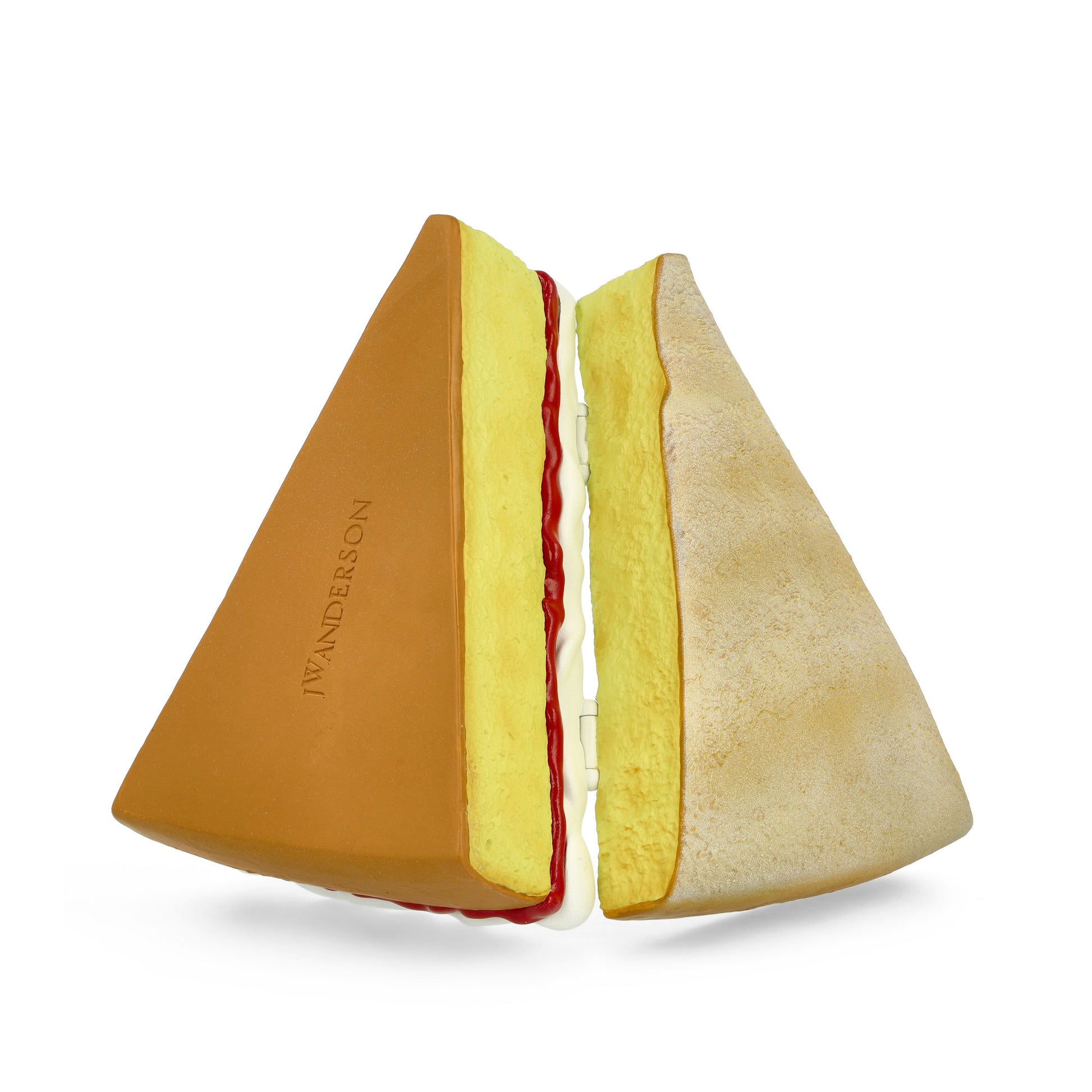 JW Anderson Victoria Sponge Clutch Beige Detail view 8 | Gate