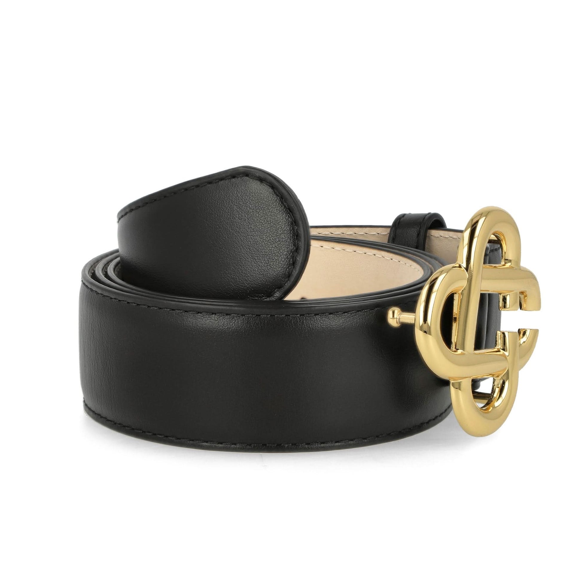 Casablanca Mens CC Logo Buckle Belt Black Detail view 1 | Gate