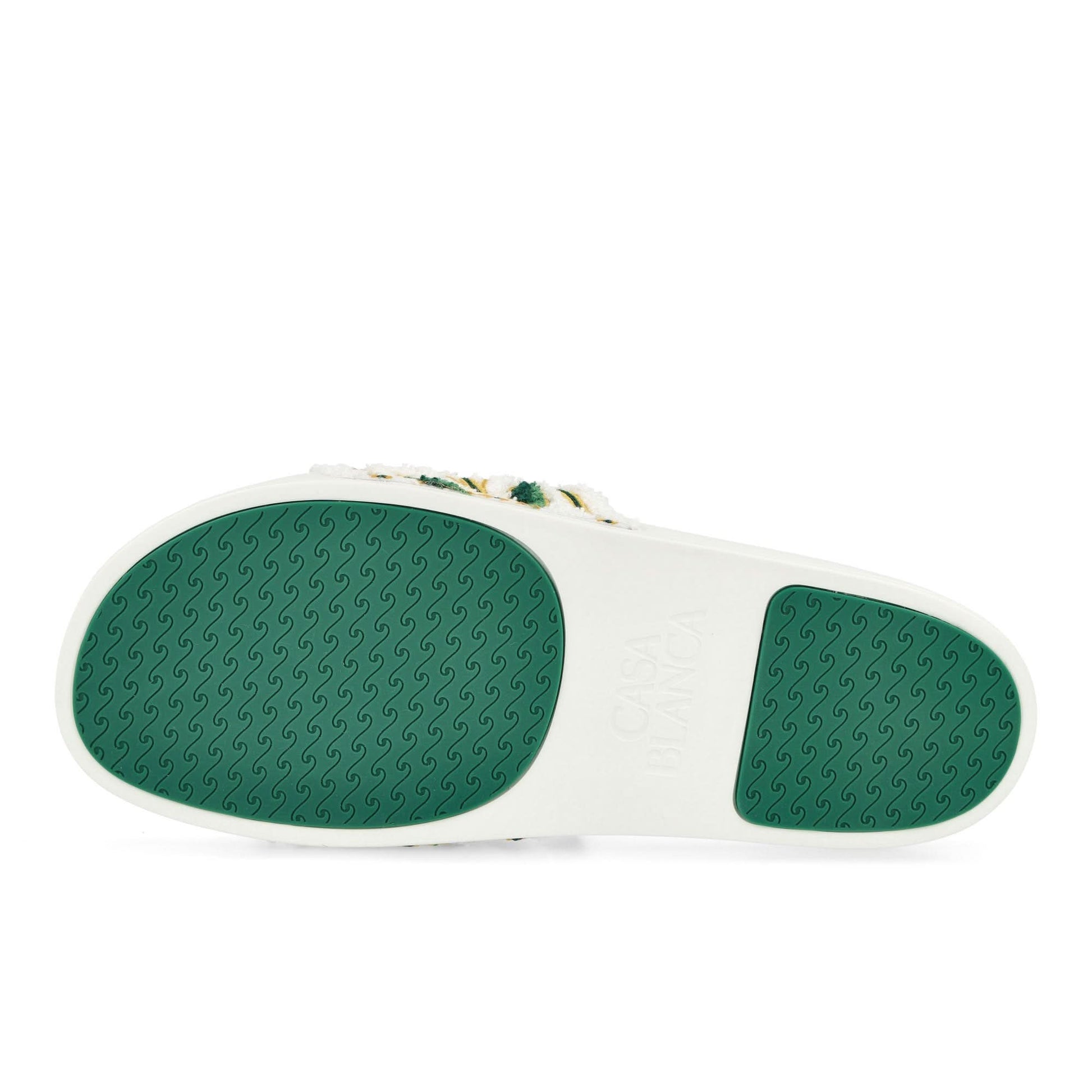 Casablanca Embroidered Terry Slider White Slides Detail view 6 | Gate