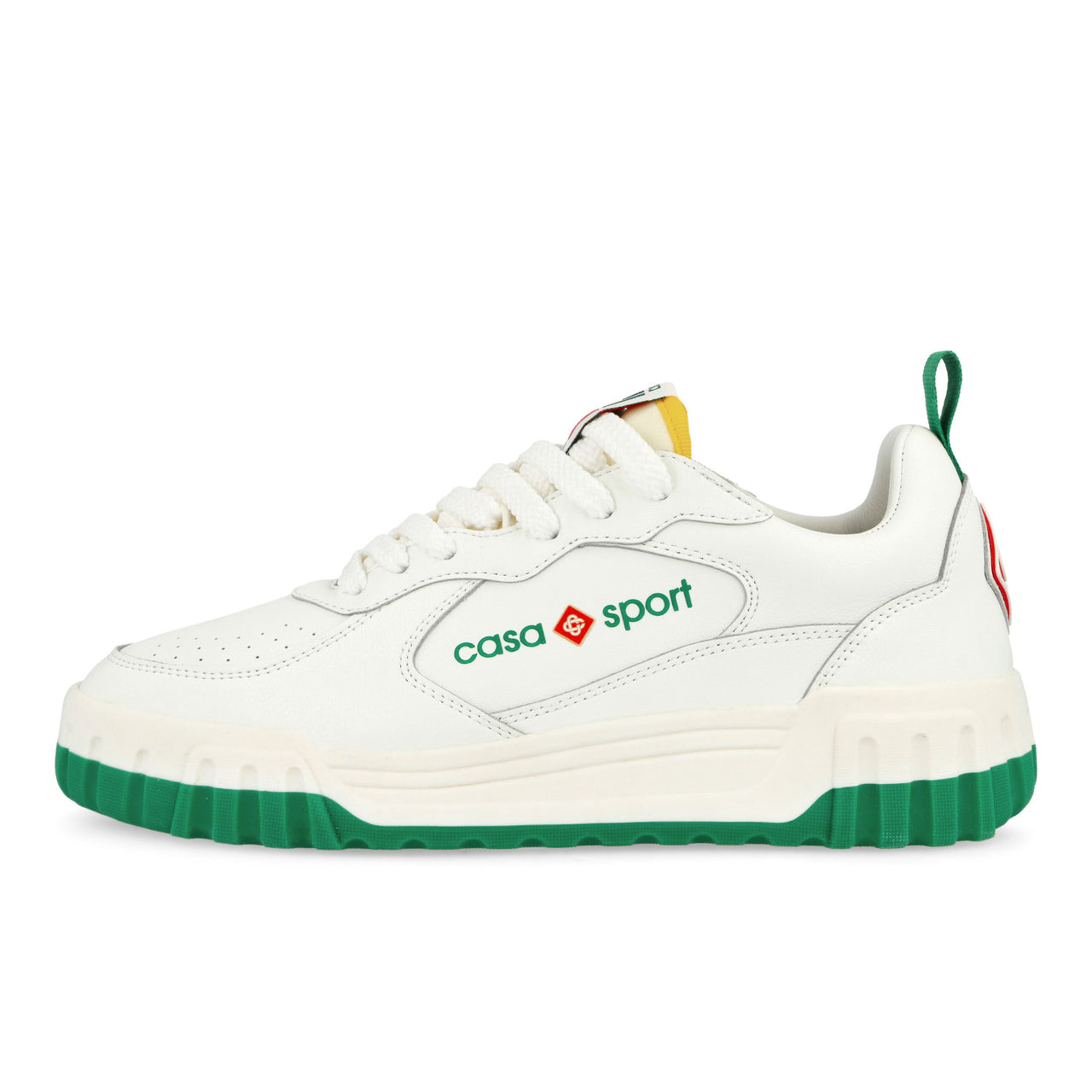 Casablanca Tennis Court Sneaker White Sneaker Detail view 1 | Gate