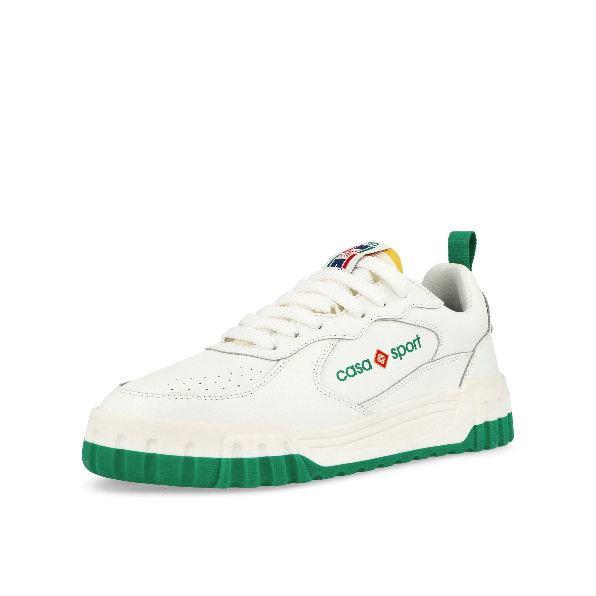 Casablanca Tennis Court Sneaker White Sneaker Detail view 4 | Gate