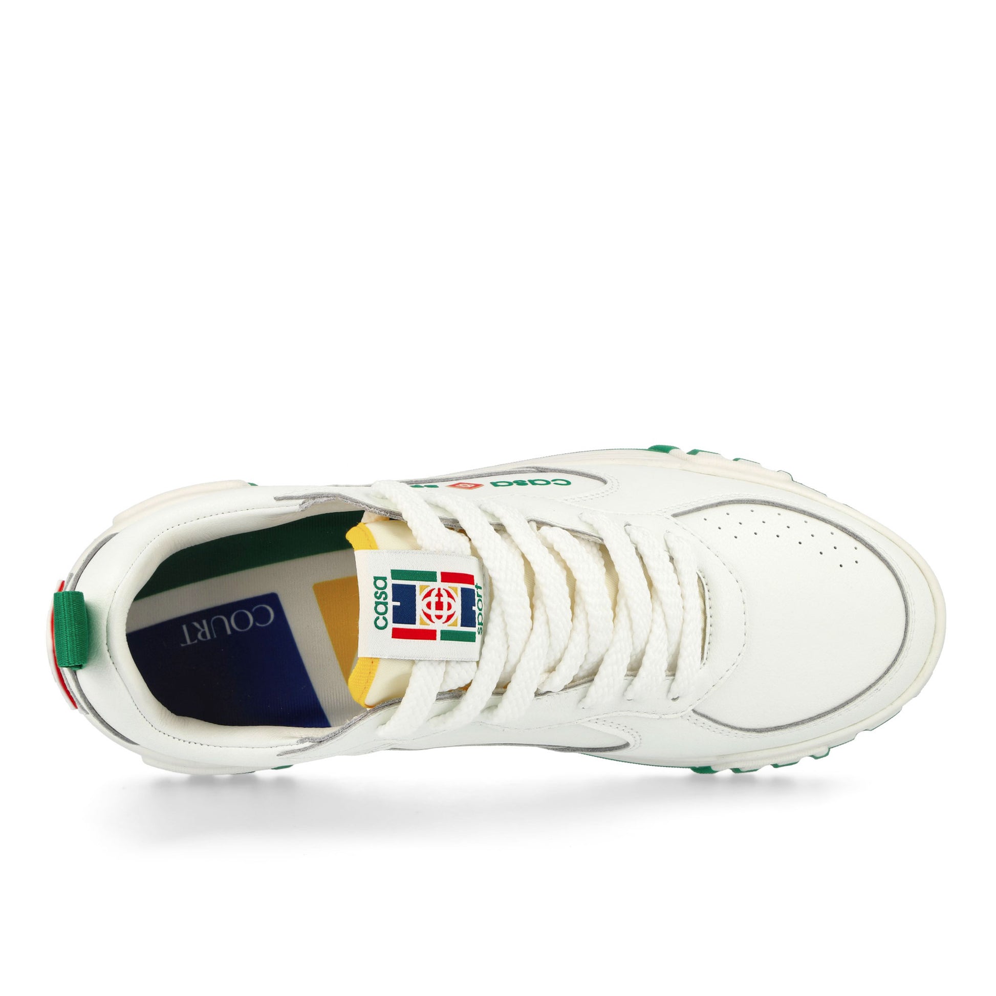 Casablanca Tennis Court Sneaker White Sneaker Detail view 5 | Gate
