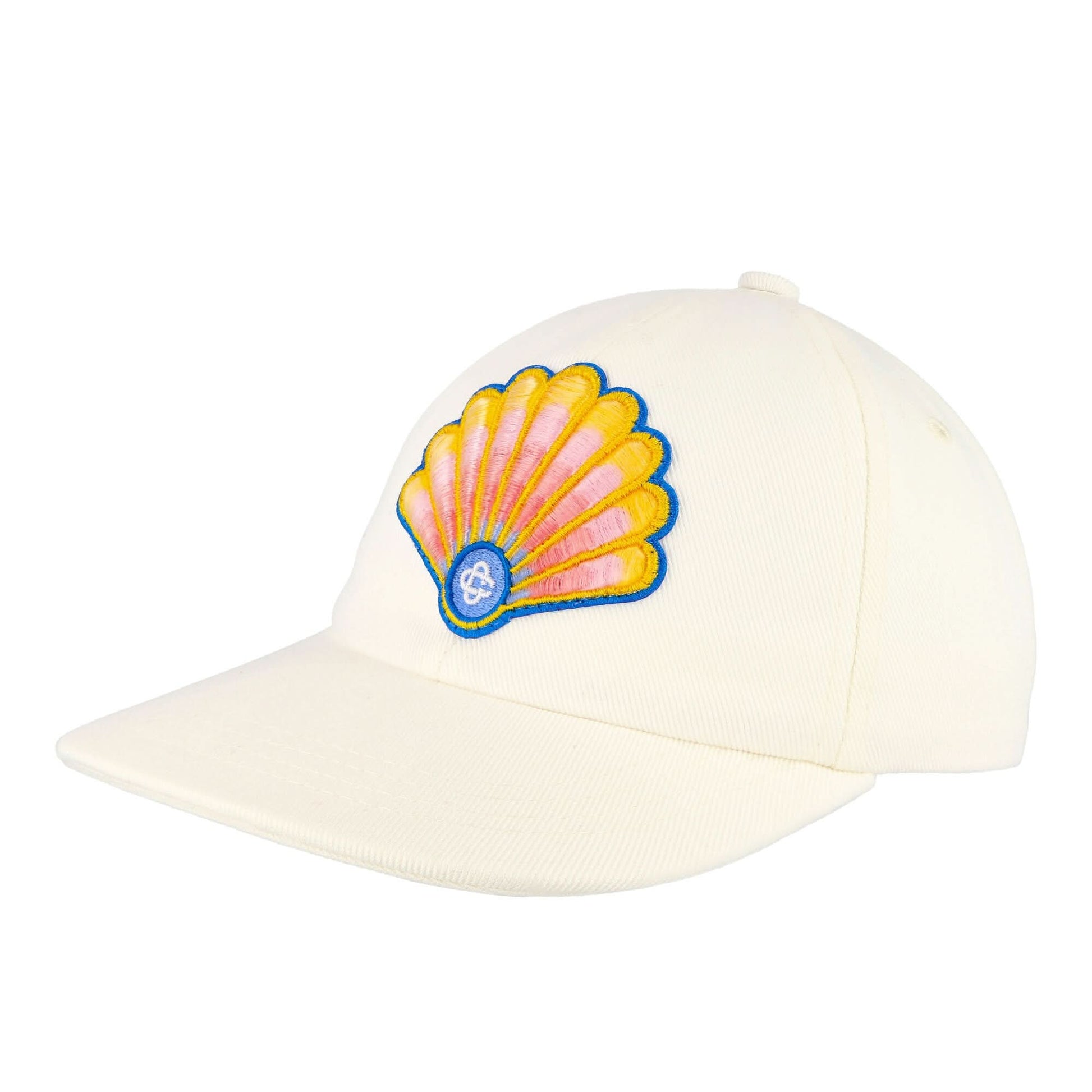 Casablanca Cotton Twill Patch Cap White Detail view 1 | Gate