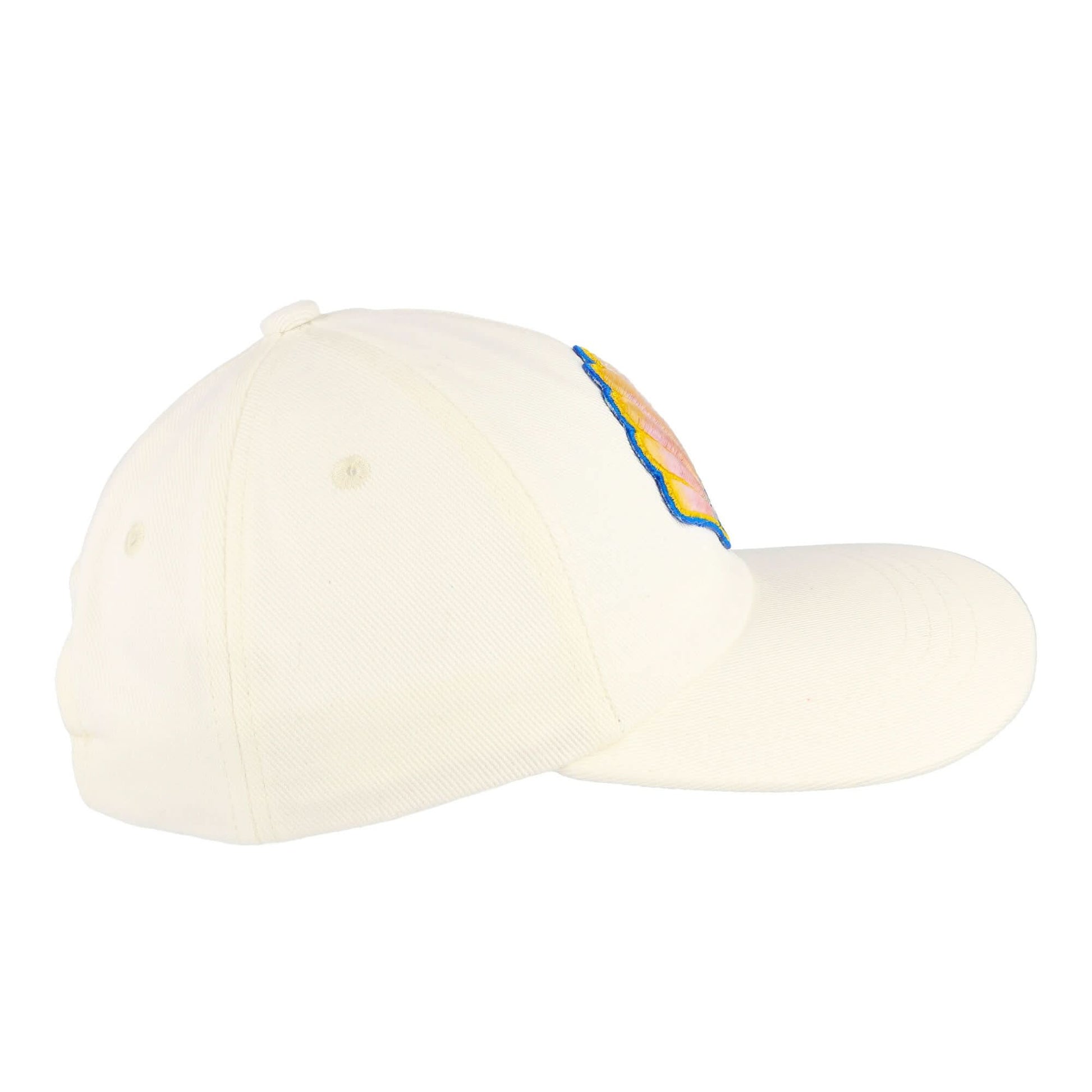Casablanca Cotton Twill Patch Cap White Detail view 3 | Gate