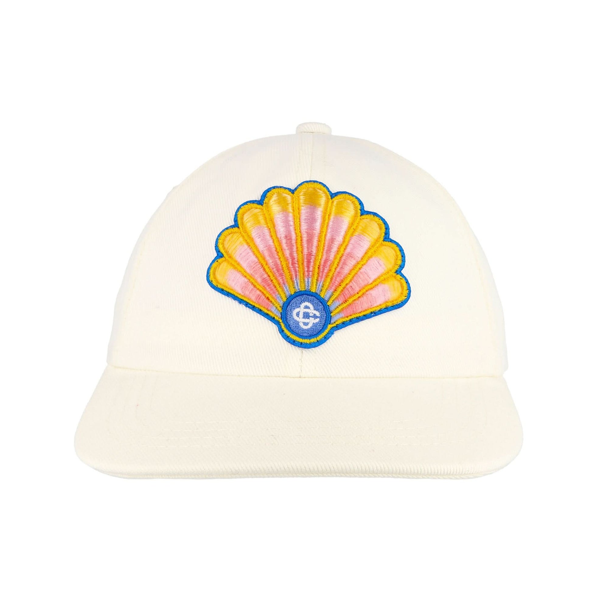 Casablanca Cotton Twill Patch Cap White Detail view 4 | Gate