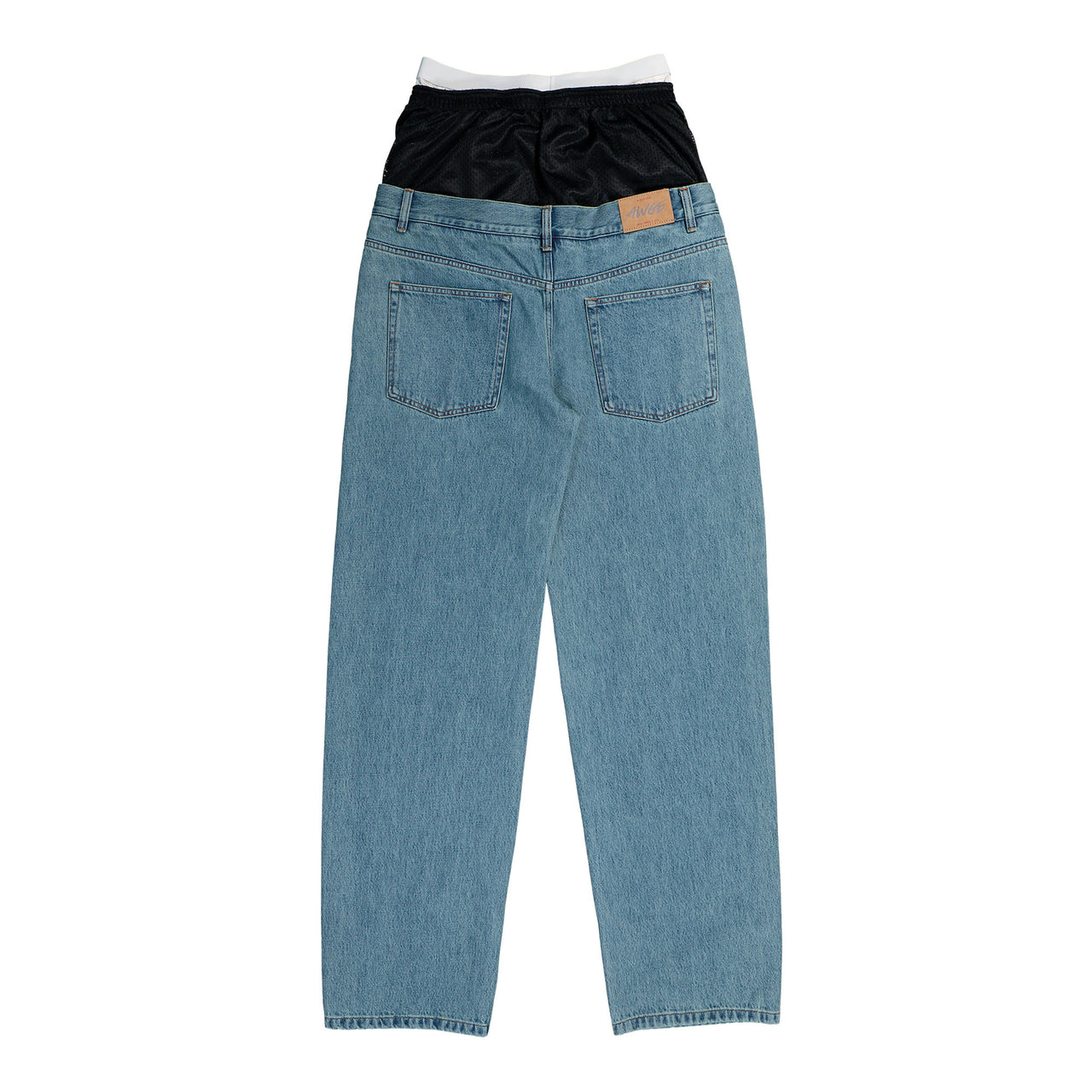 AWGE Harlem Pants Blue Denim AS6SMT18AP-T2219.560 Detail View 1 | GATE