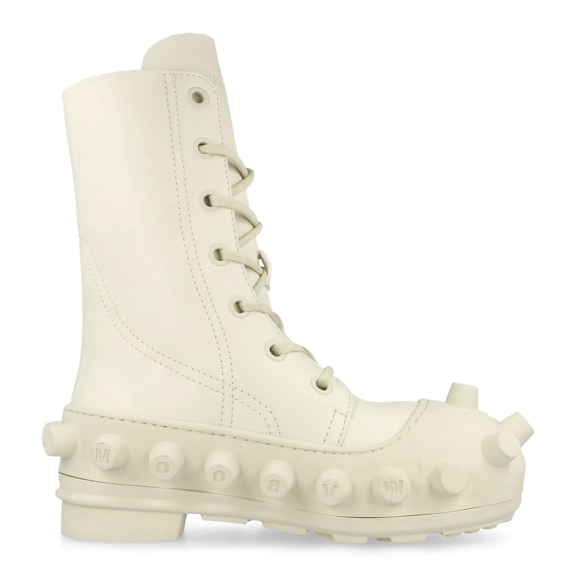 Walter Van Beirendonck Boom Boots White Boots Detail view 2 | Gate