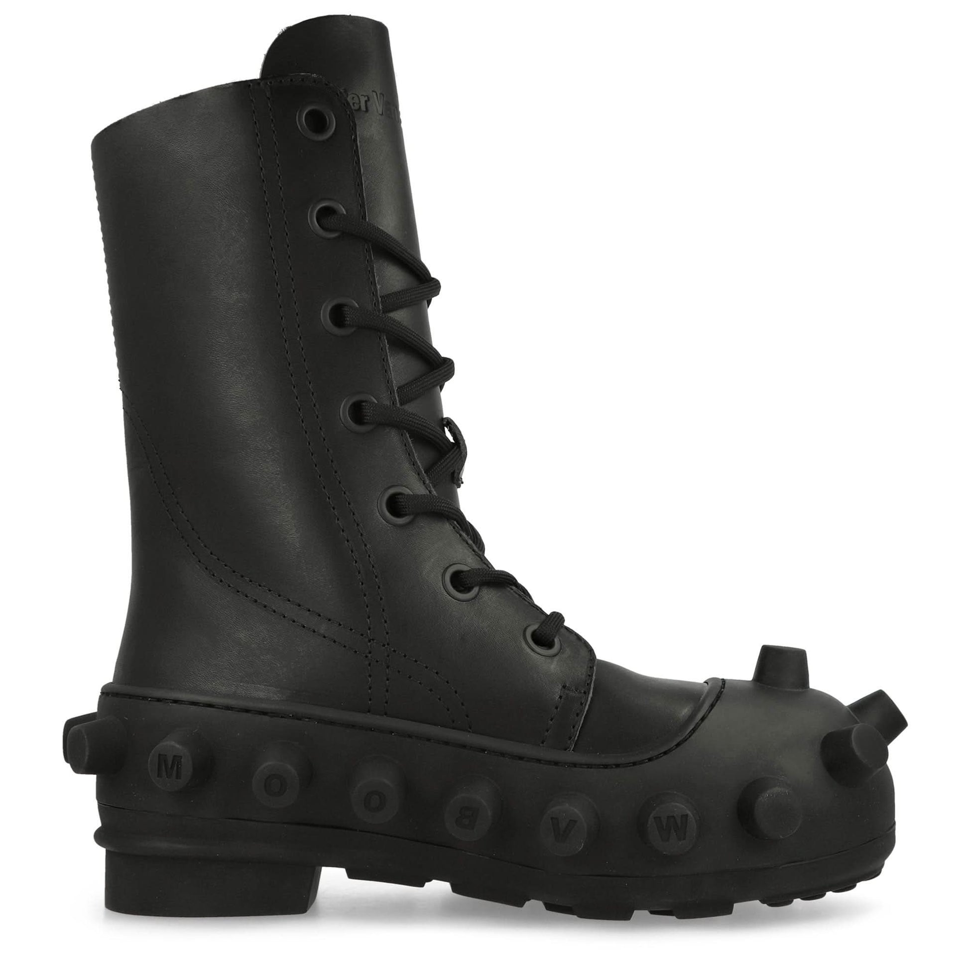 Walter Van Beirendonck Boom Boots Black Boots Detail view 2 | Gate