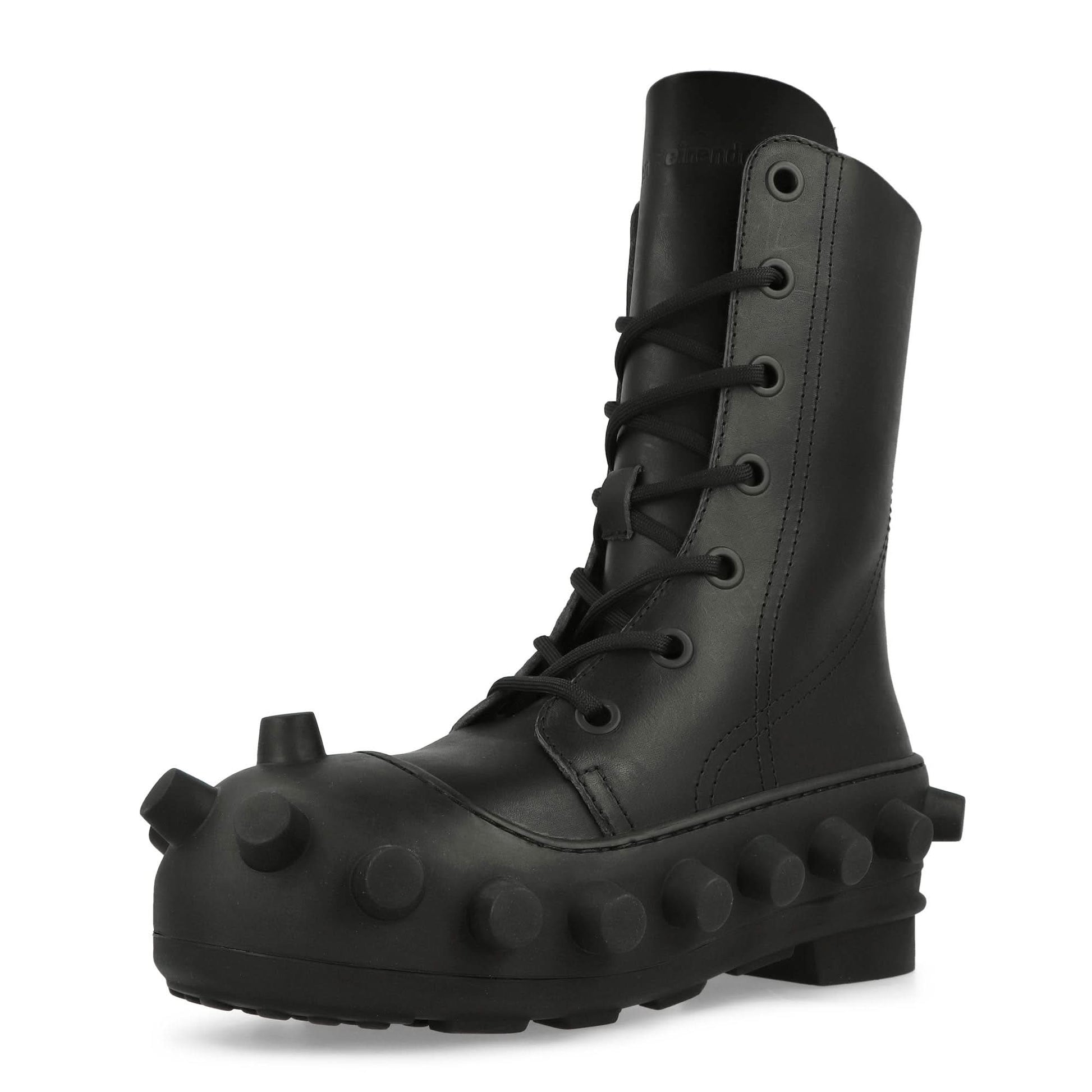 Walter Van Beirendonck Boom Boots Black Boots Detail view 4 | Gate