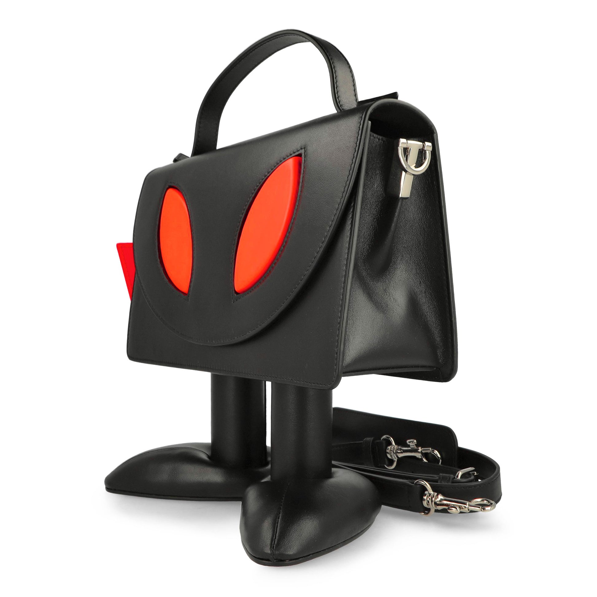 Walter Van Beirendonck Alien Freind Bag Comb. I Black Hand Bags 9046 Detail View 3 | GATE
