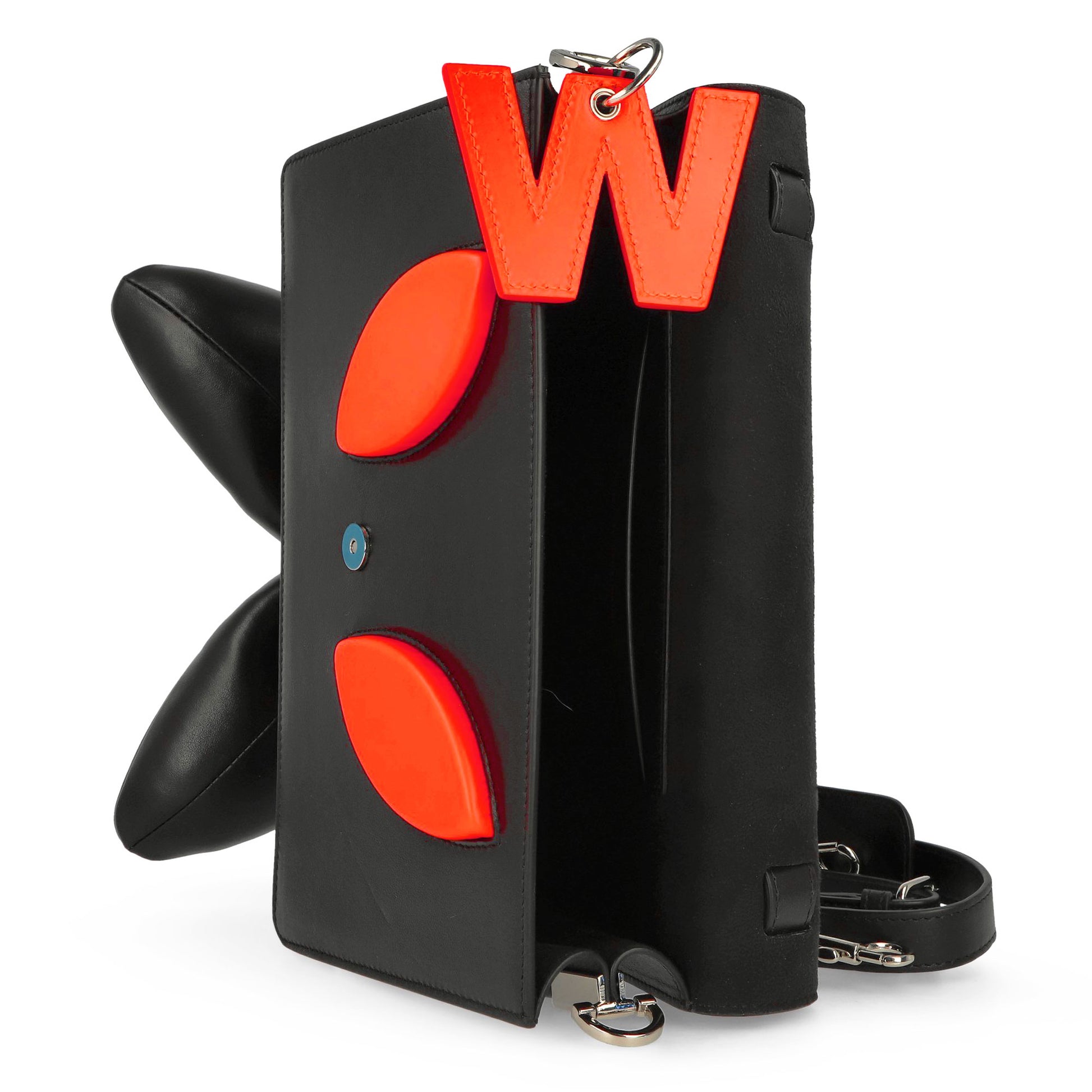 Walter Van Beirendonck Alien Freind Bag Comb. I Black Hand Bags 9046 Detail View 5 | GATE