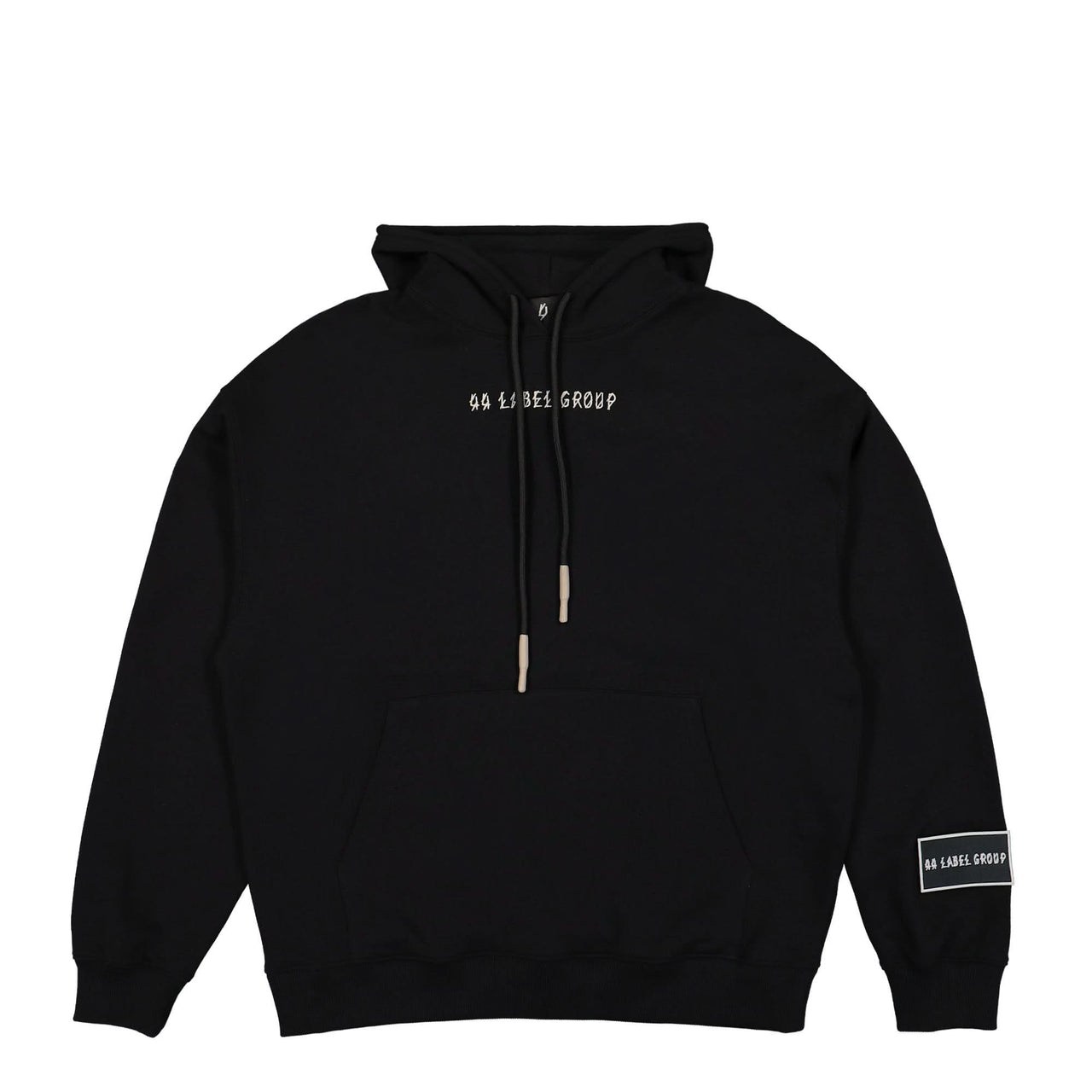 44 Label Group Basic Hoodie Black Detail view 1 | Gate