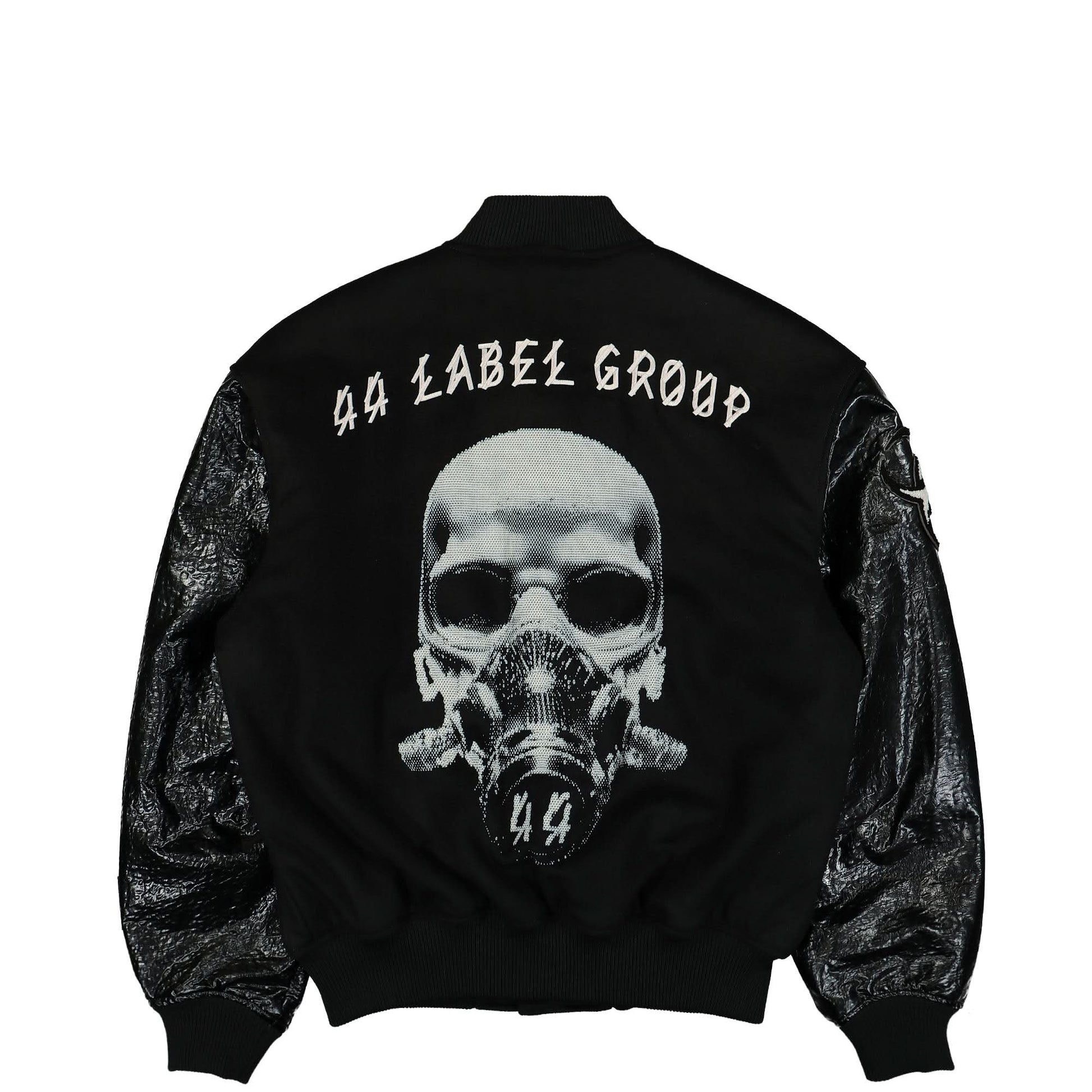 44 Label Group Grad College Varsity Jacket Black Detail view 2 | Gate