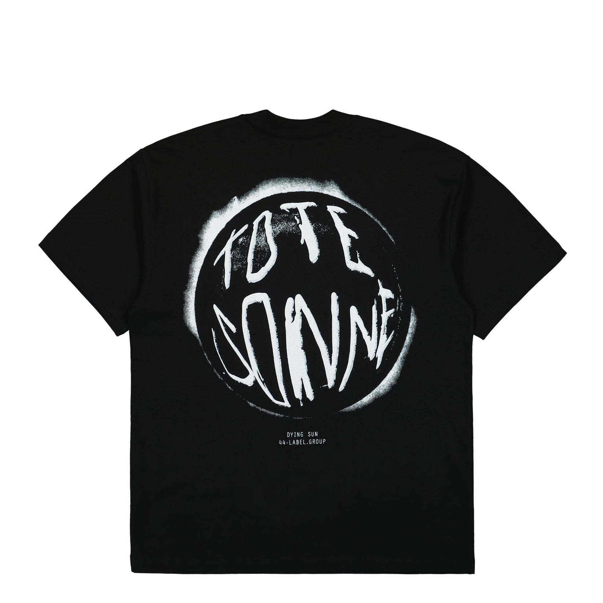 44 Label Group Dying Sun Tee Black Detail view 2 | Gate