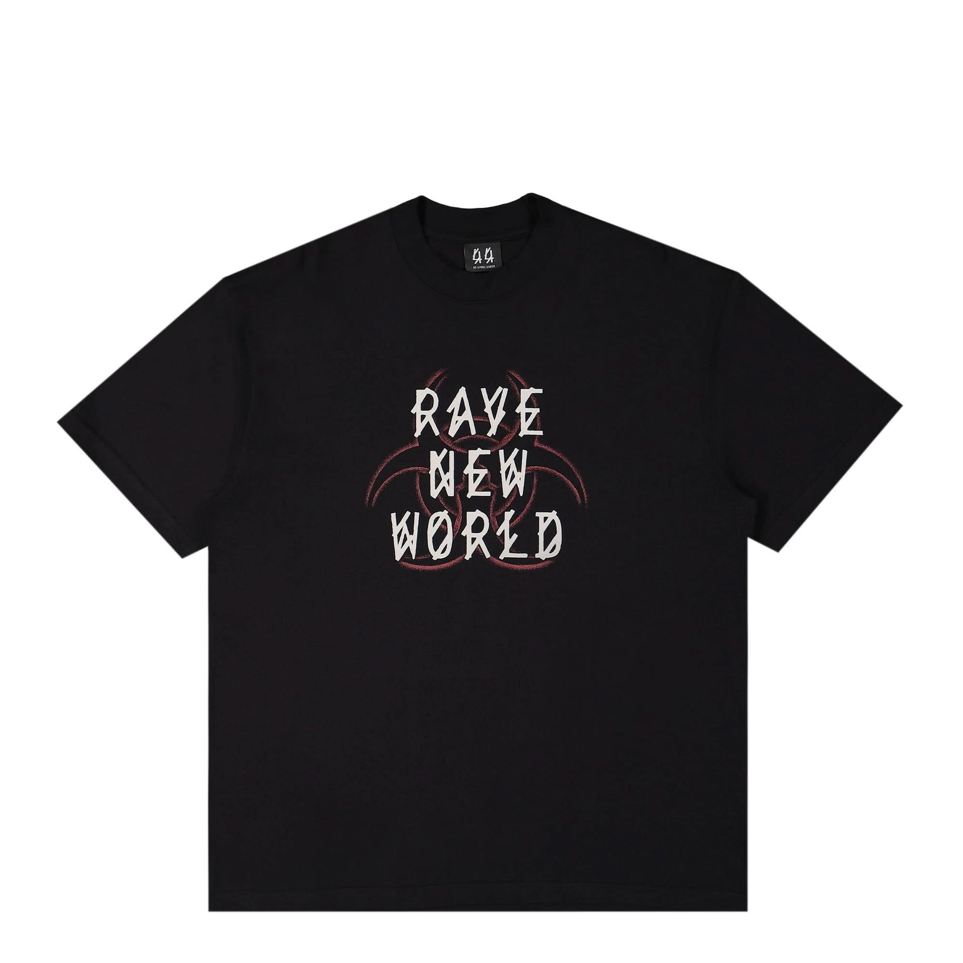 44 Label Group Rave Skull Hazard Tee Black Detail view 1 | Gate