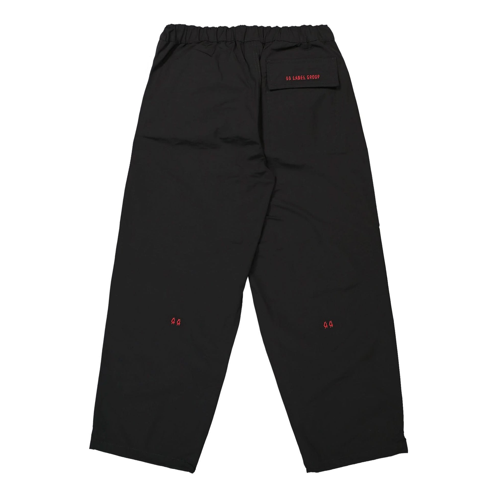 44 Label Group ID Drawstring Technocotton Pants Black Detail view 2 | Gate
