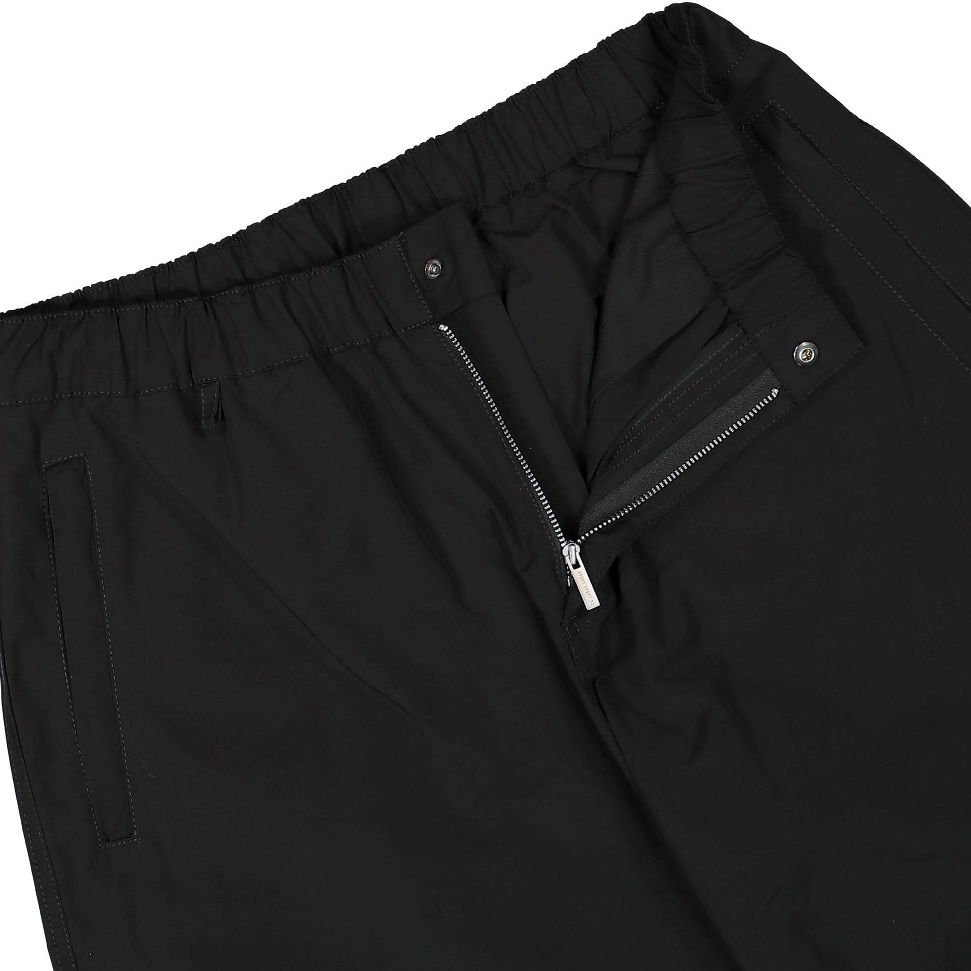 44 Label Group ID Drawstring Technocotton Pants Black Detail view 4 | Gate