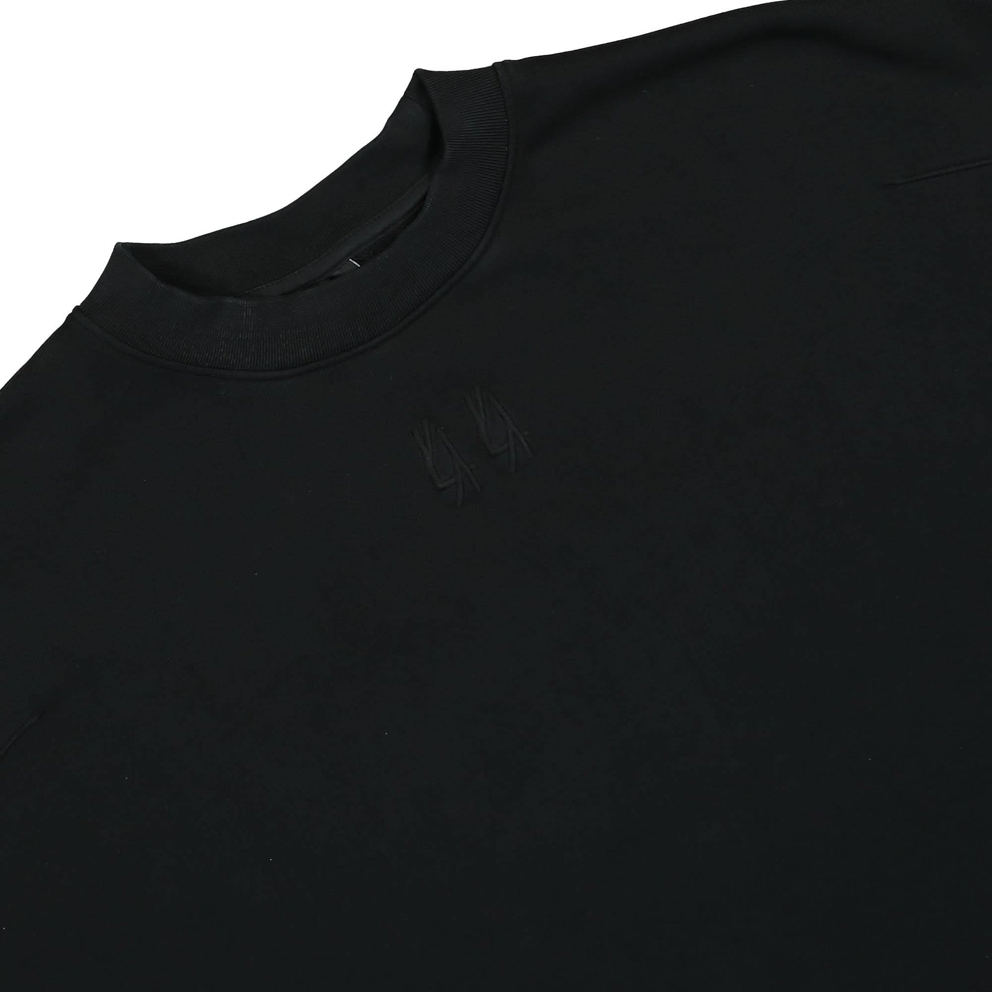 44 Label Group Darkened Monk Crewneck Black Detail view 3 | Gate