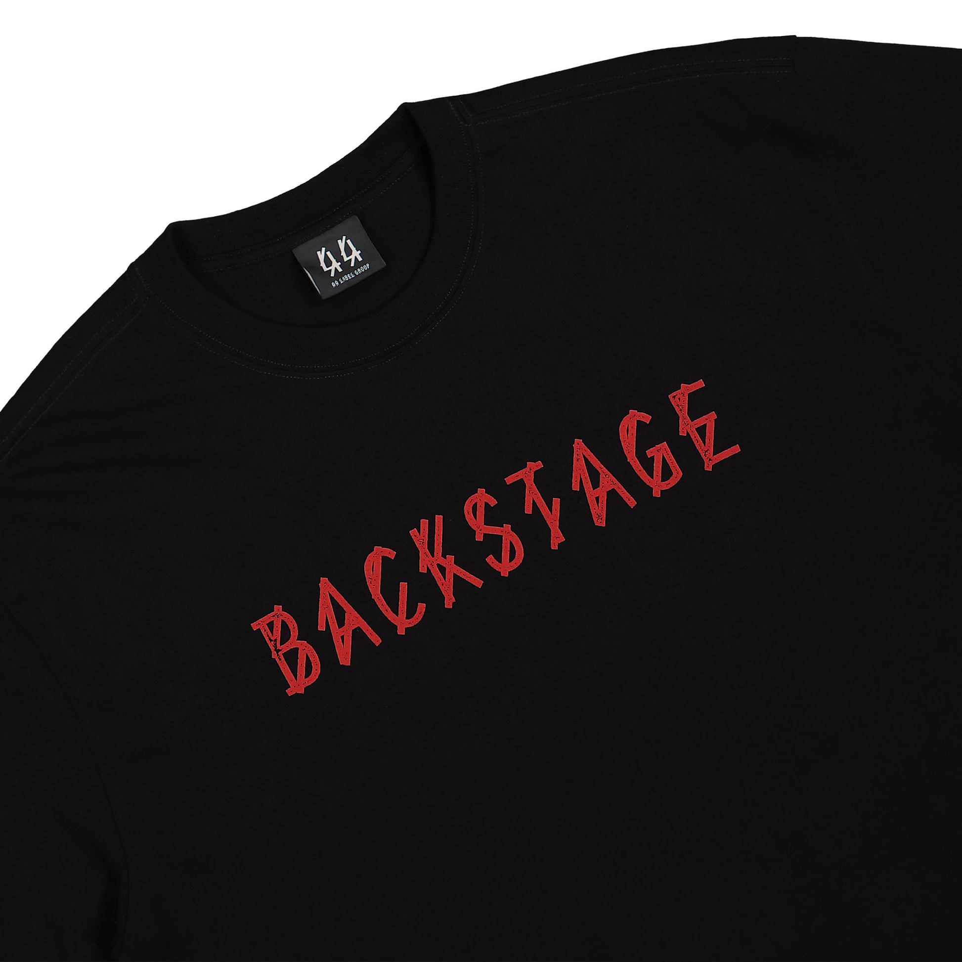 44 Label Group Backstage Tee Black Detail view 3 | Gate