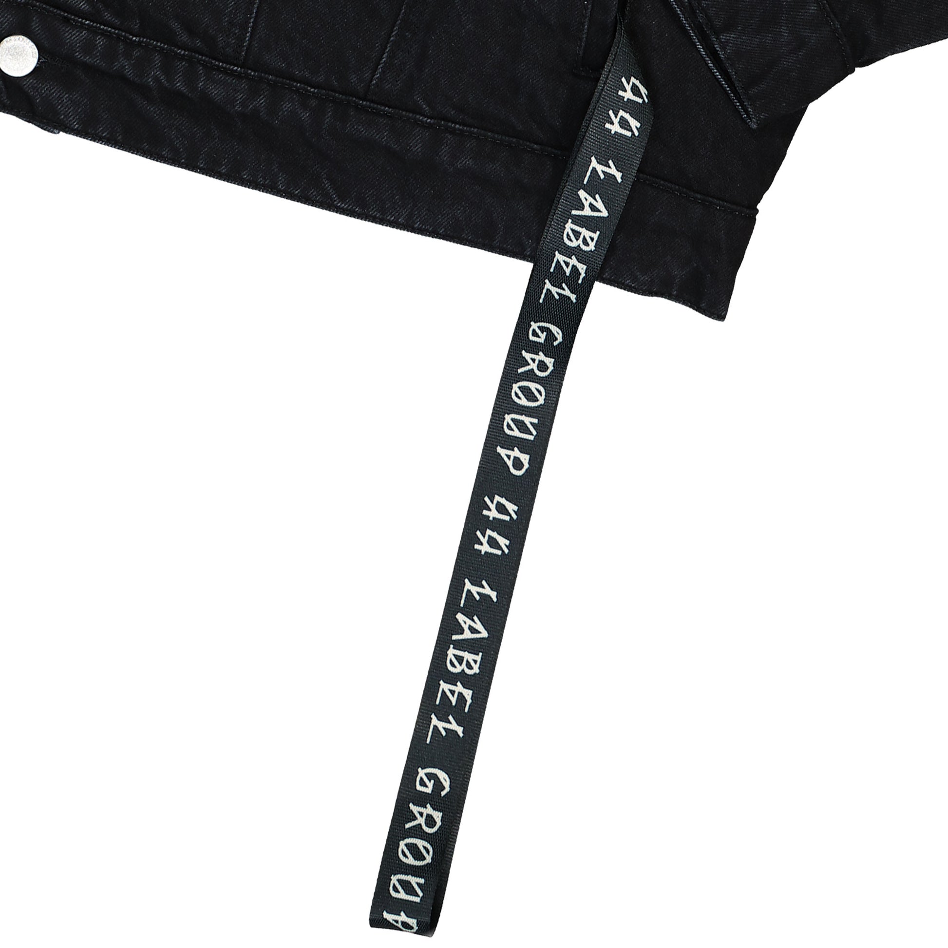 44 Label Group Denim Jacket Black Denim Tex 4 Black Detail view 8 | Gate
