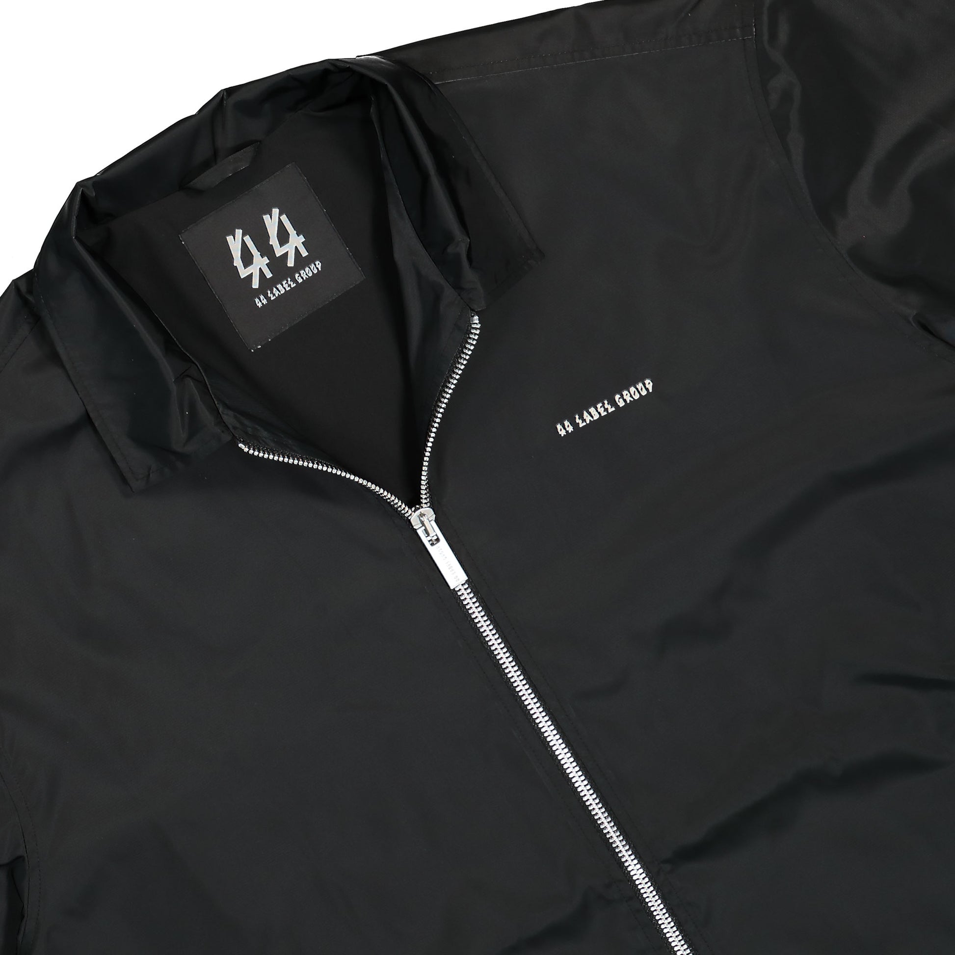 44 Label Group Tour Coach Jacket Drill Bomber Tex 7 Black Detail view 3 | Gate