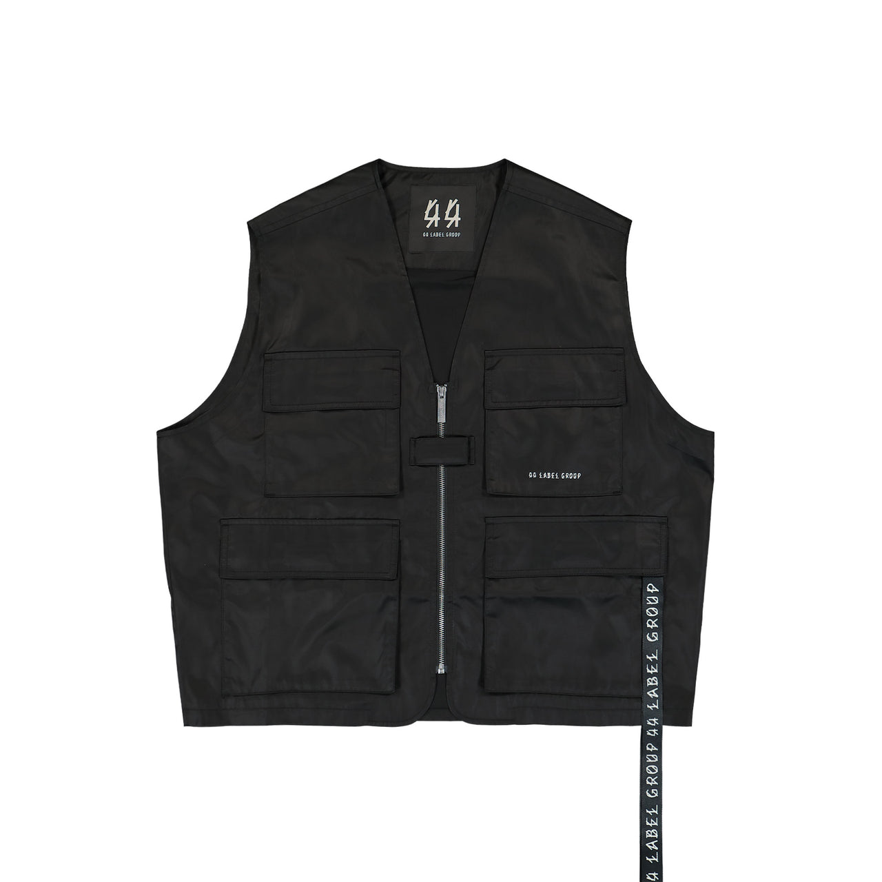 44 Label Group 44 Vest Drill Bomber Tex 7 Black Detail view 1 | Gate