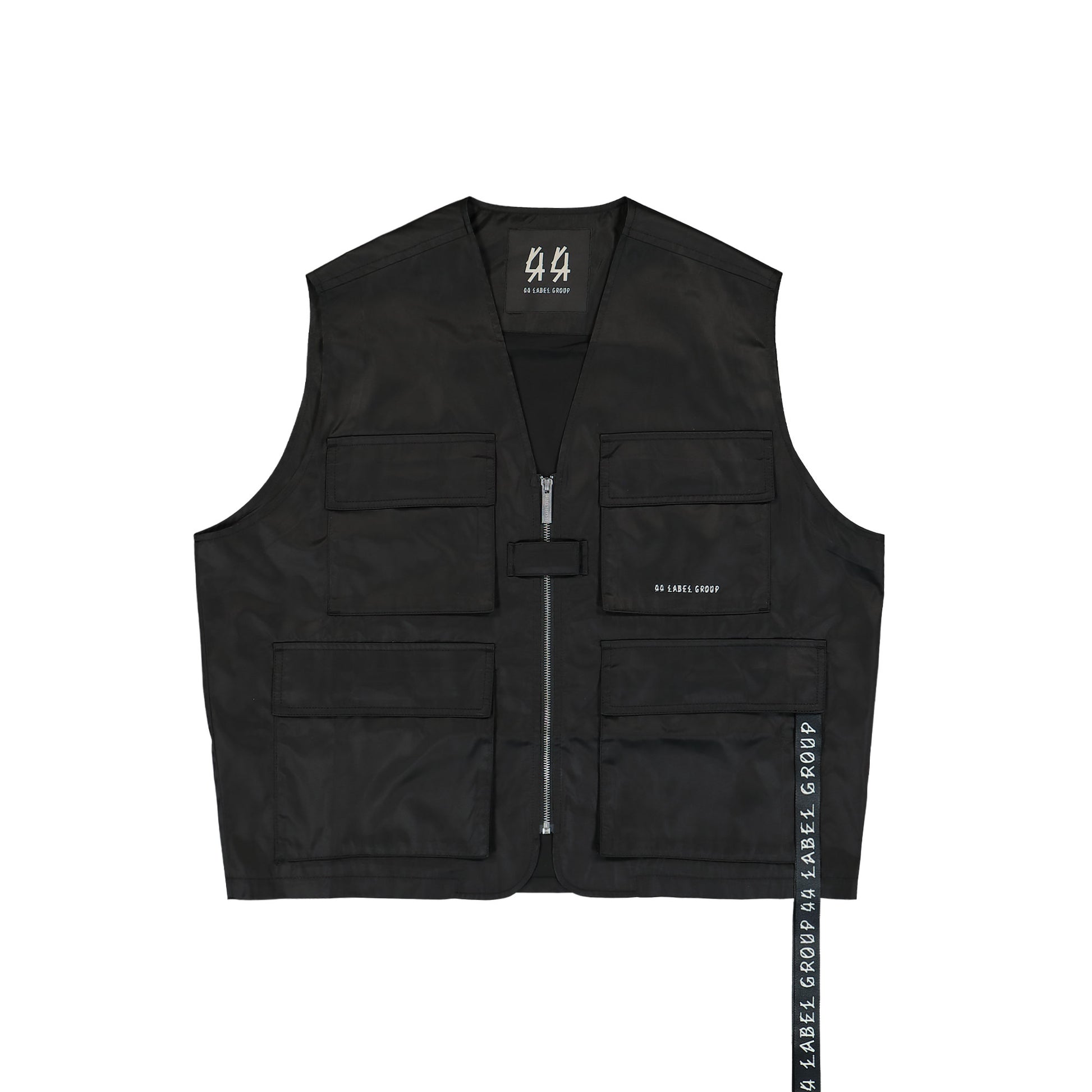 44 Label Group 44 Vest Drill Bomber Tex 7 Black Detail view 1 | Gate
