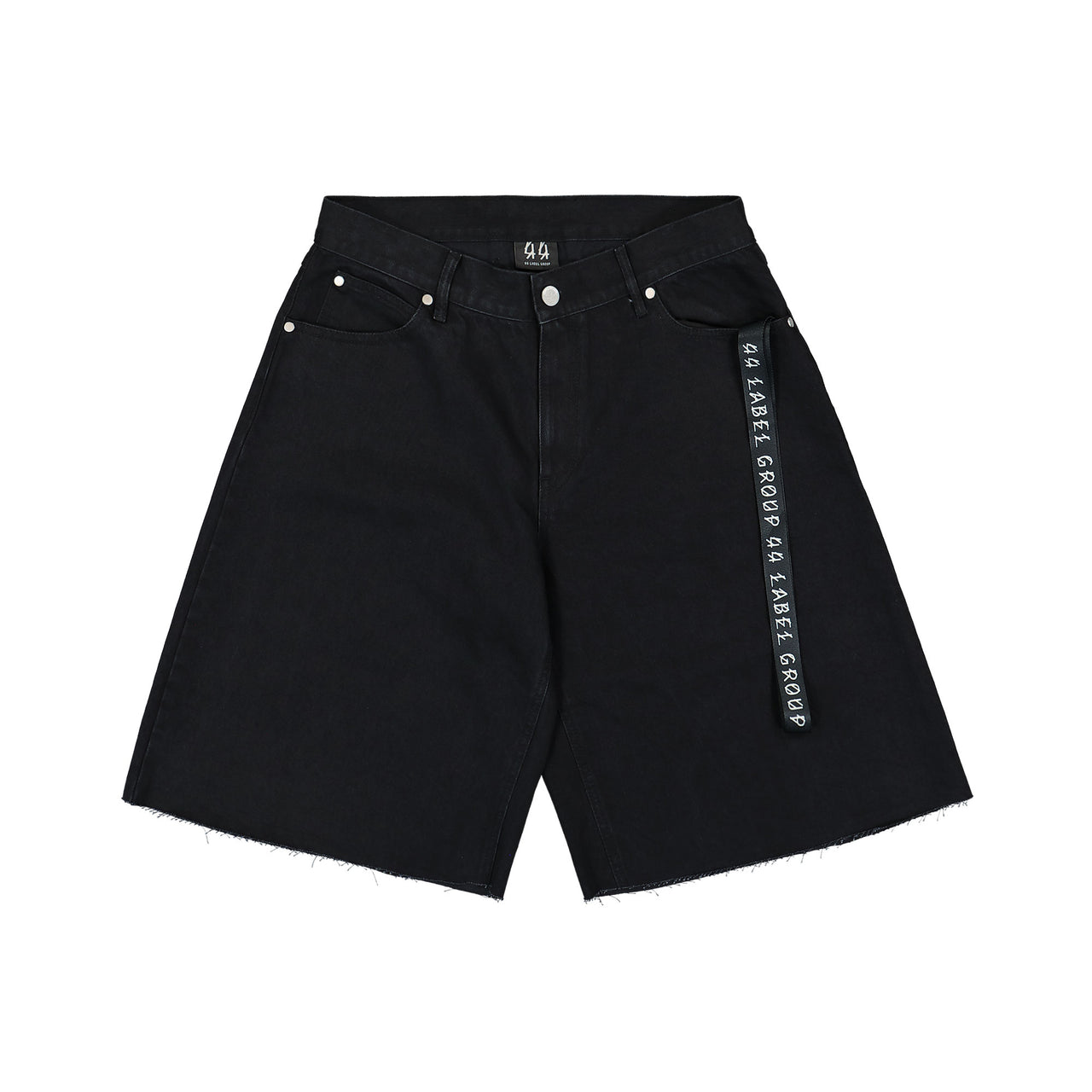 44 Label Group Pappas Short LNYRD Black Denim Tex 4 Black Detail view 1 | Gate